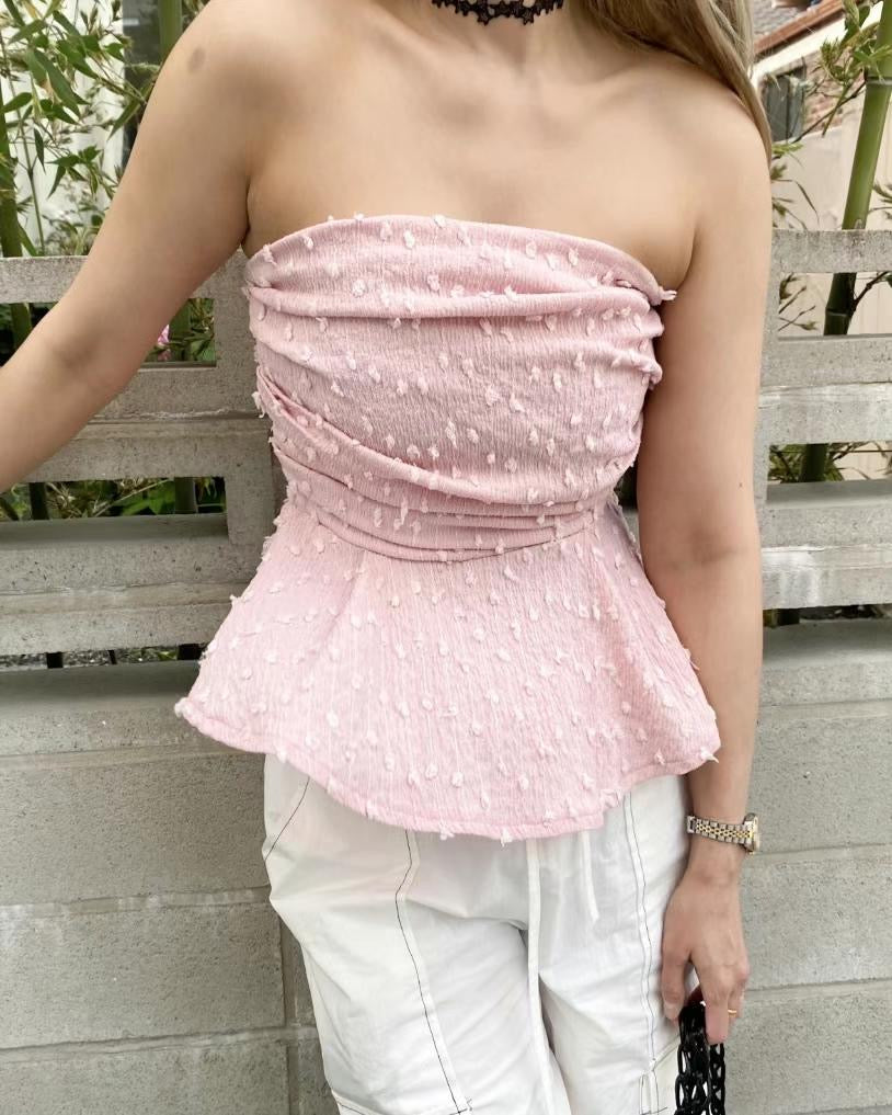 Strapless Towel Tank Top