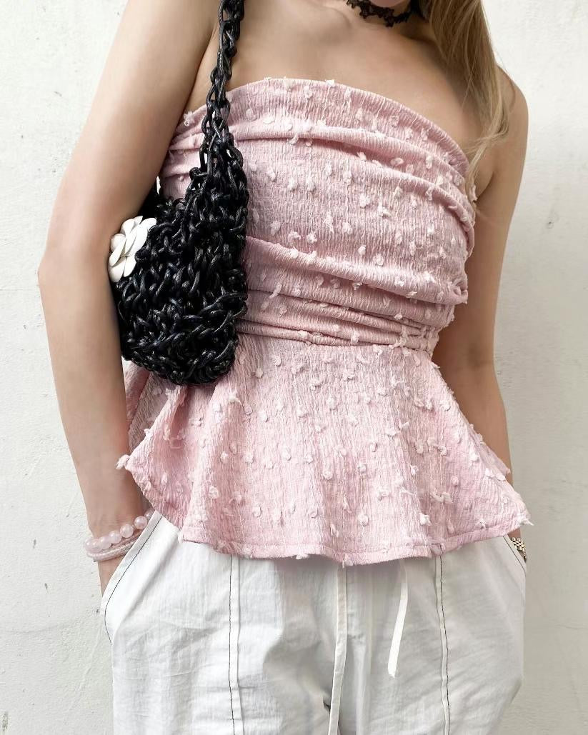 Strapless Towel Tank Top