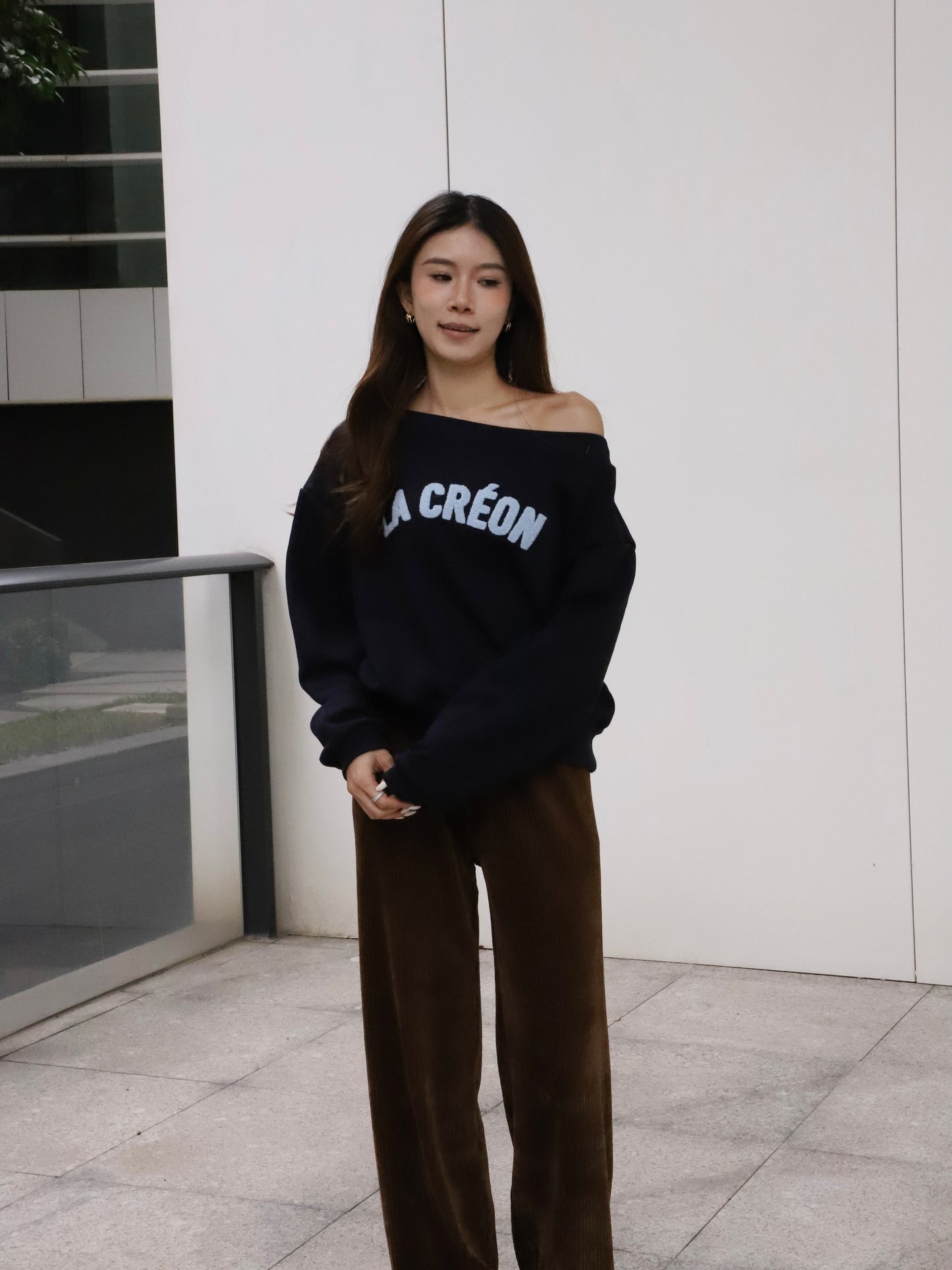 Velvet Long Causal Pants