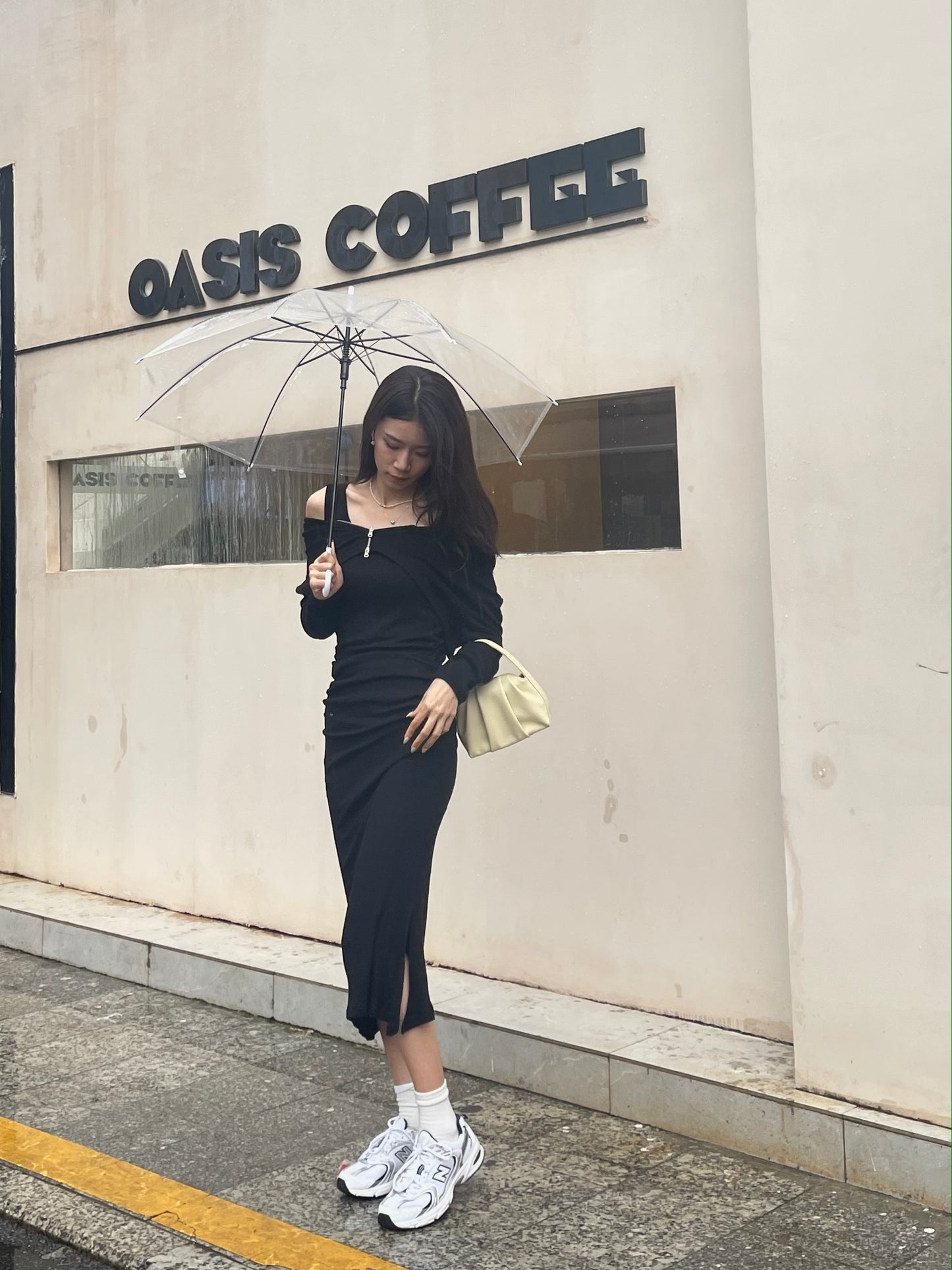 Zip Up Cardigan & Maxi Dress Set