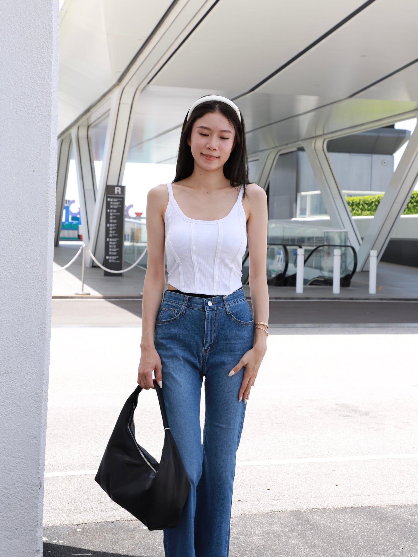 Usual Lined Tank Top with pads