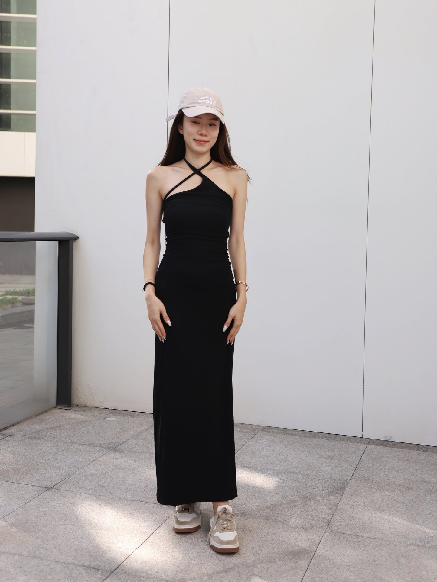 Cross Over Maxi Dress