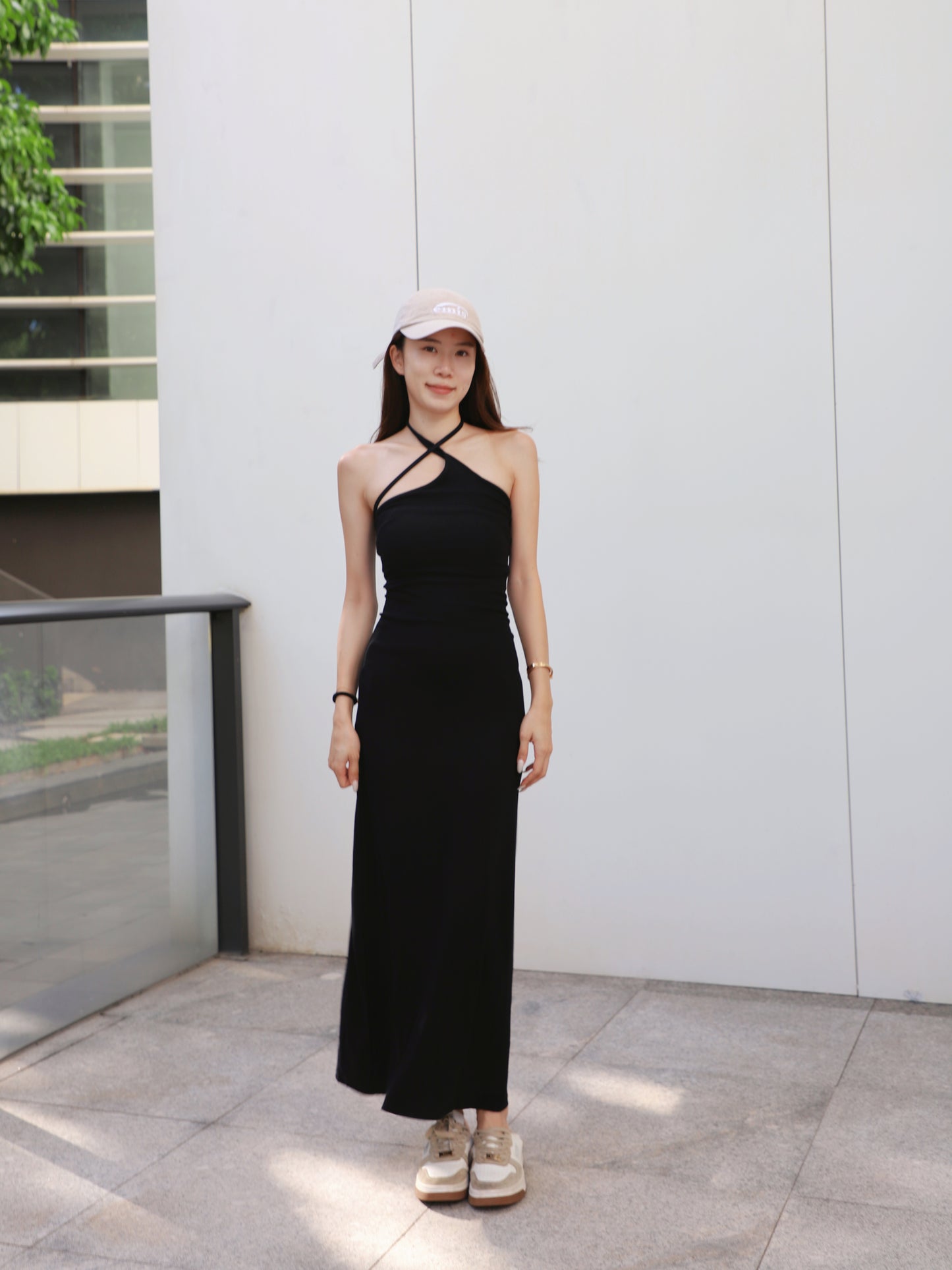 Cross Over Maxi Dress