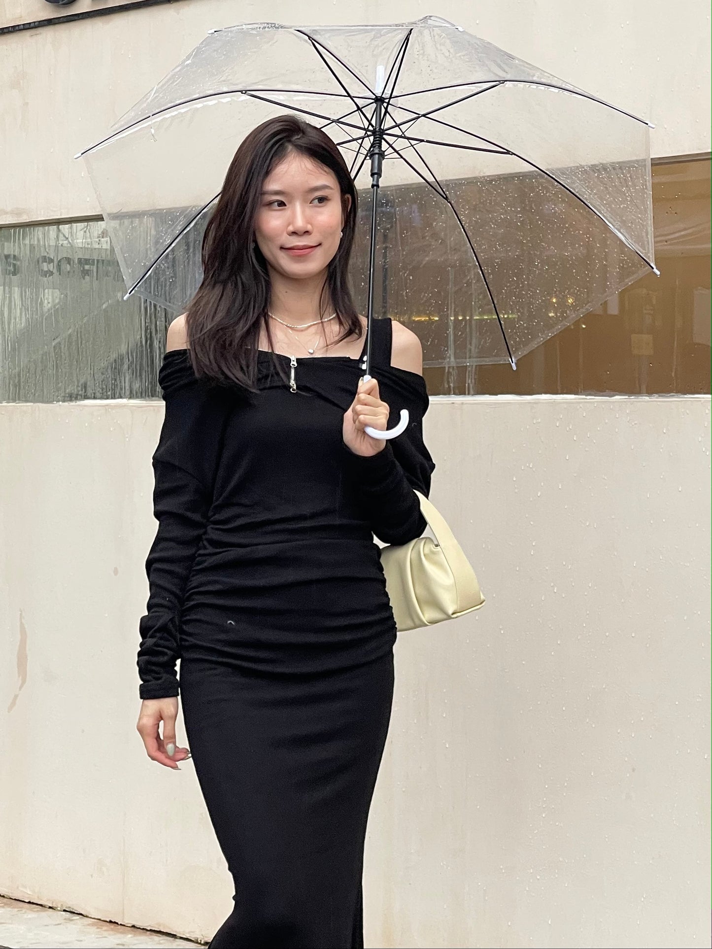 Zip Up Cardigan & Maxi Dress Set