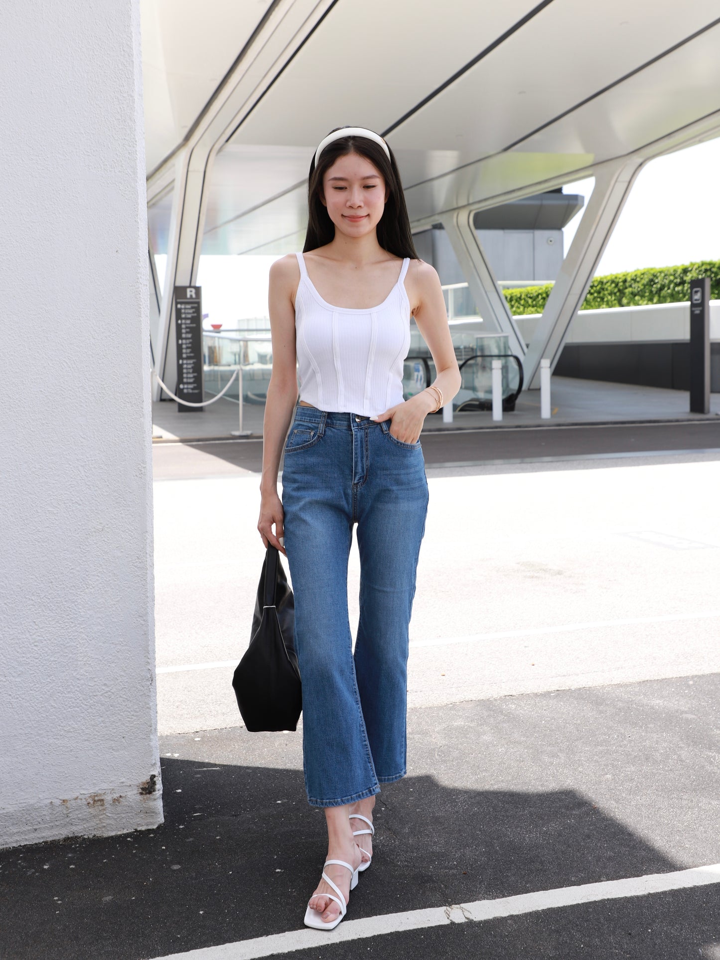 Usual Lined Tank Top with pads