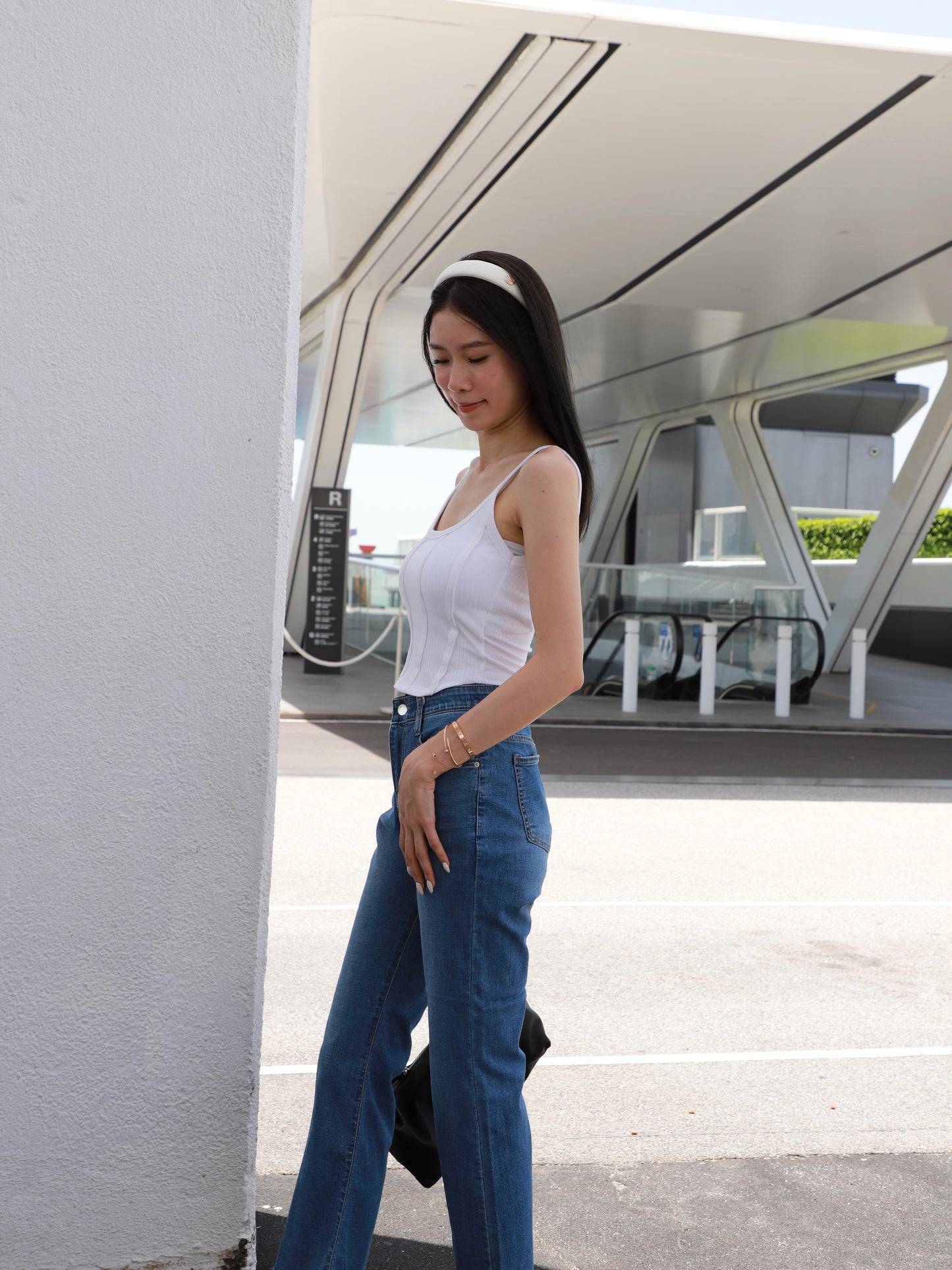 Usual Lined Tank Top with pads