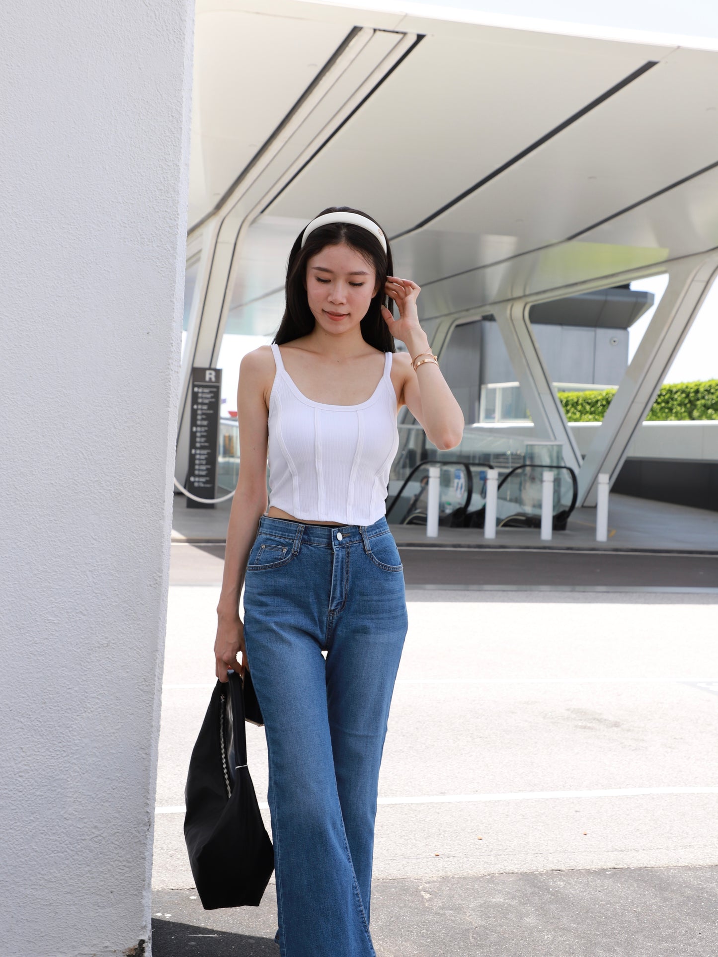Usual Lined Tank Top with pads
