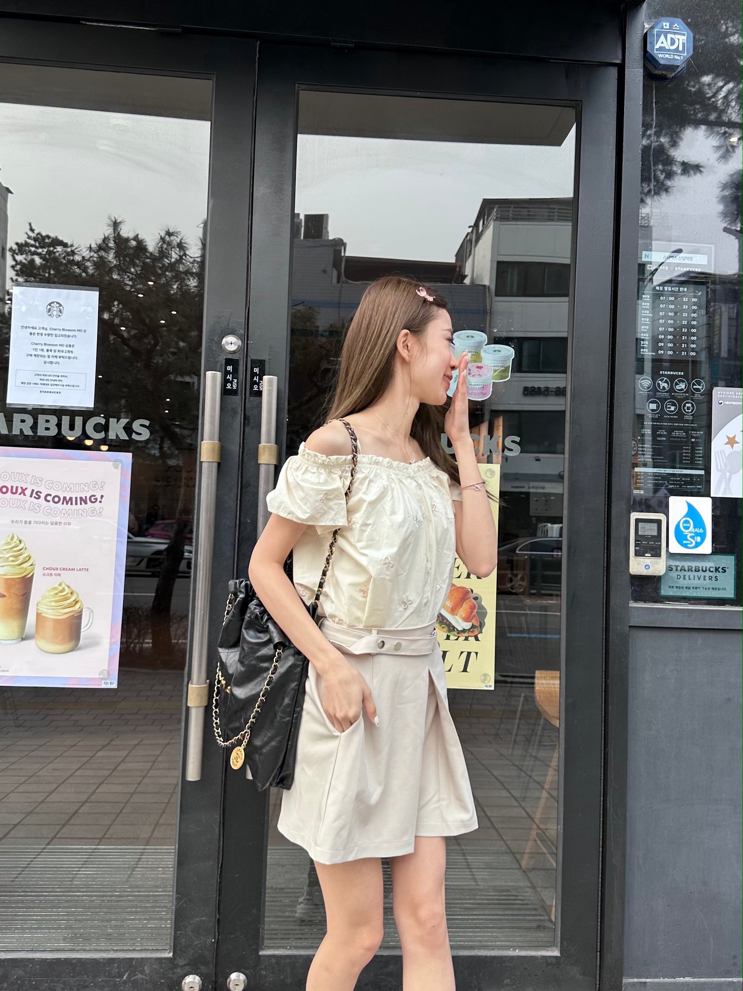 Chiffon Slit Shorts
