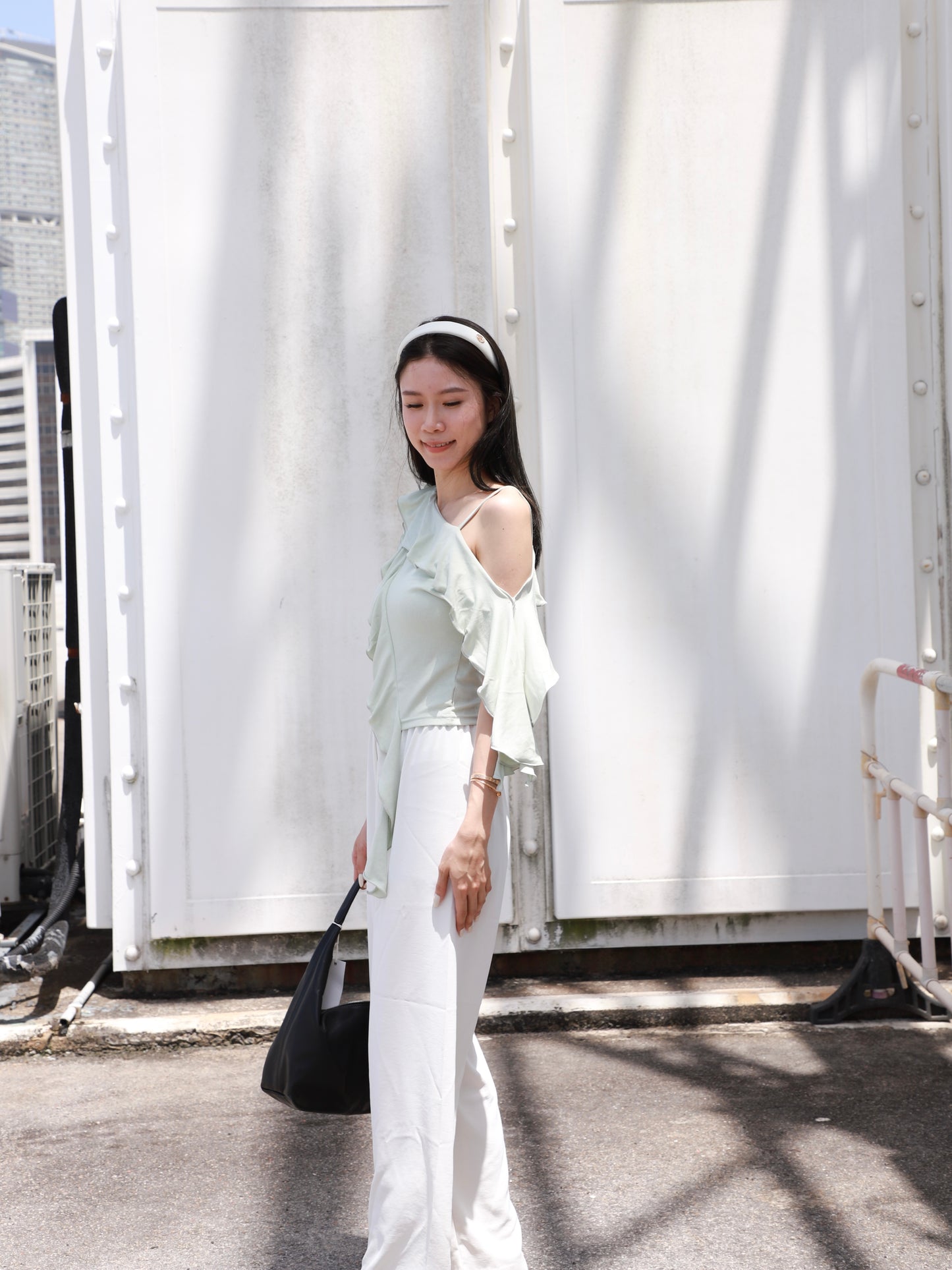 Fishy Tied Cotton T Top