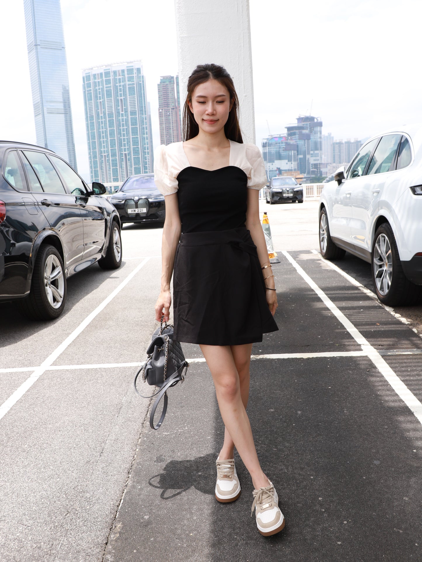 Twisted Linen Skirt