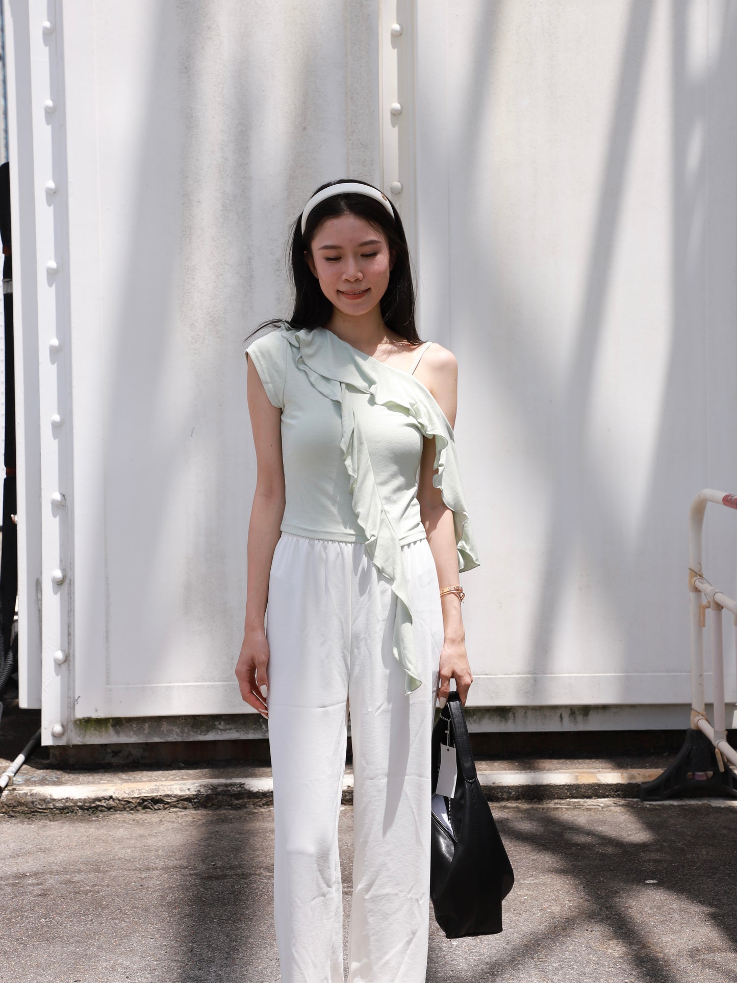 Fishy Tied Cotton T Top
