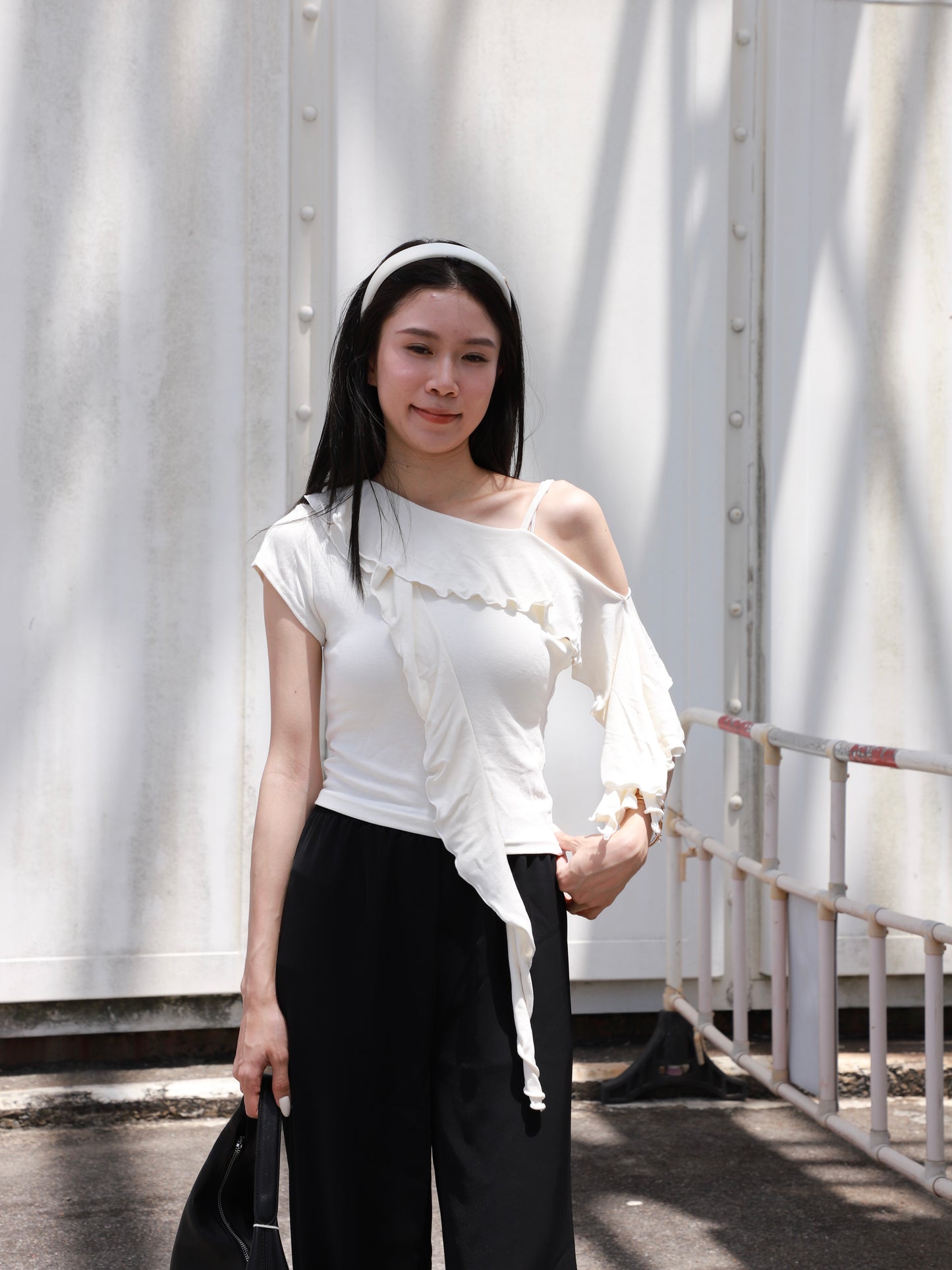 Fishy Tied Cotton T Top