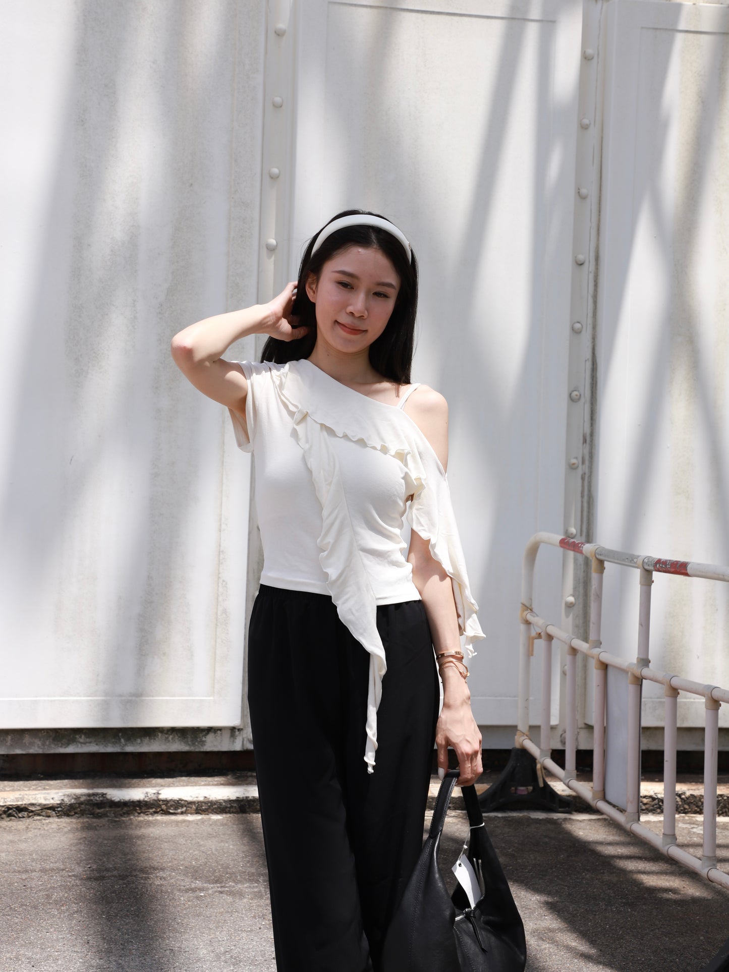 Fishy Tied Cotton T Top
