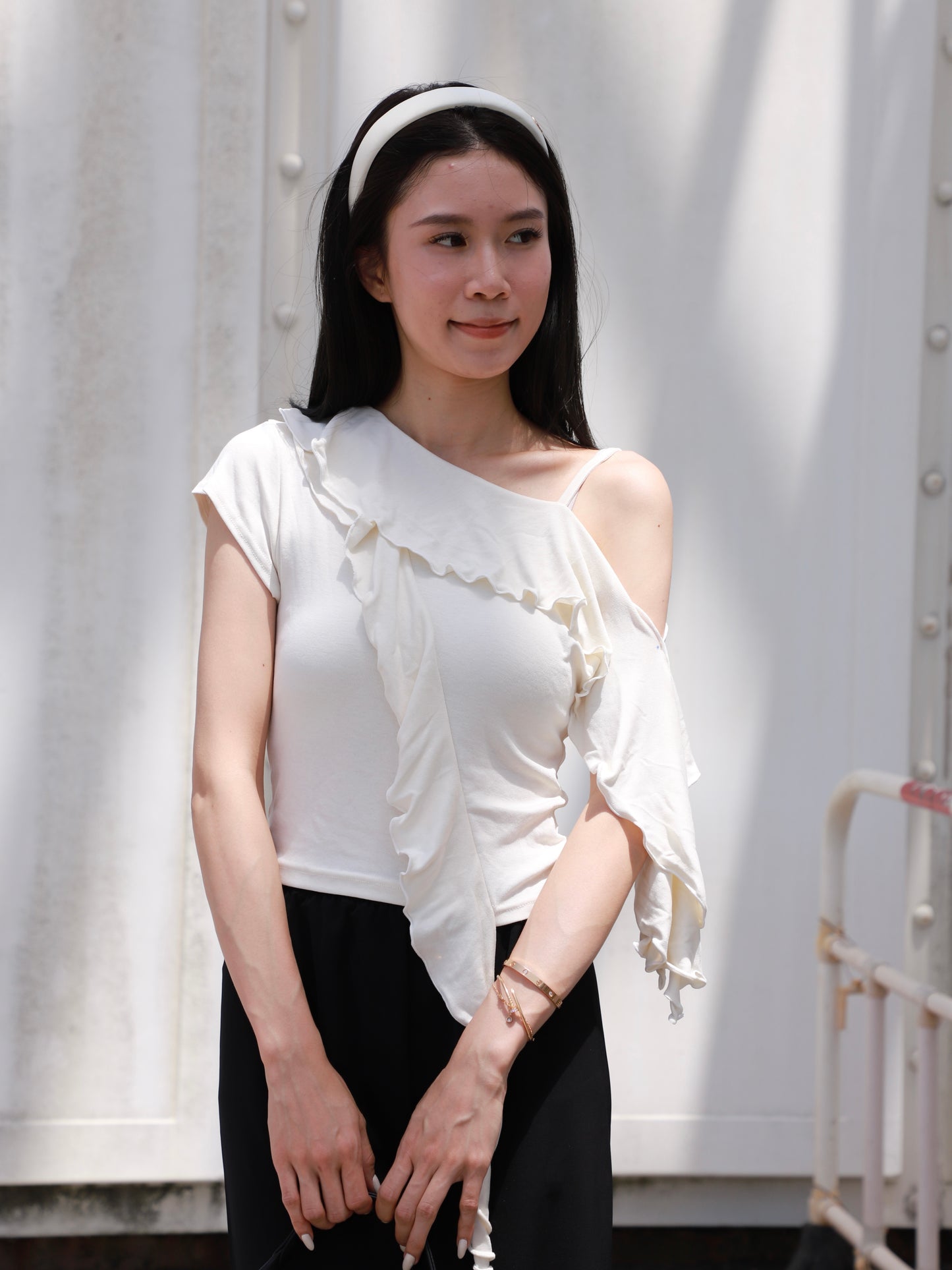 Fishy Tied Cotton T Top