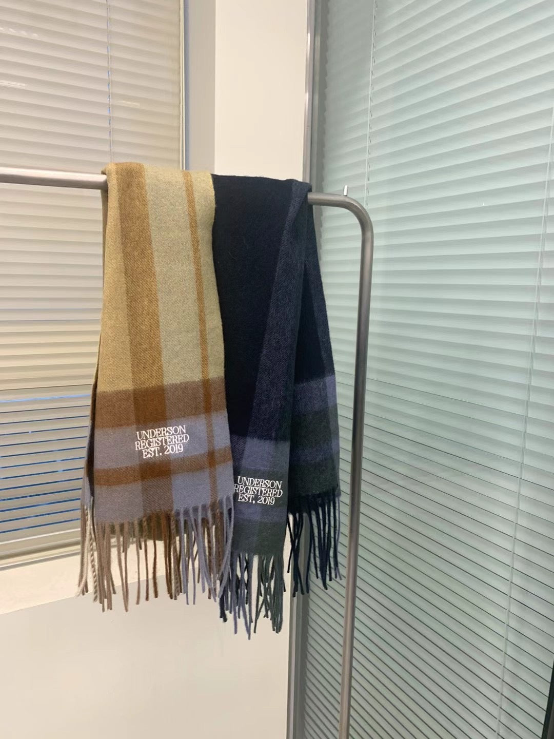 Vintage Checked Scarf