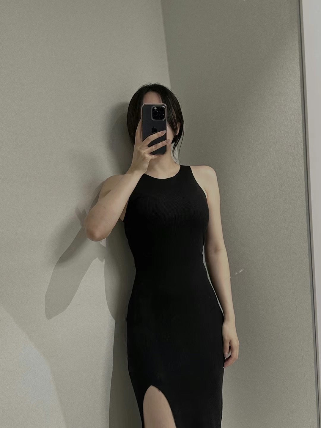 Your Second Skin Slit Maxi Dress