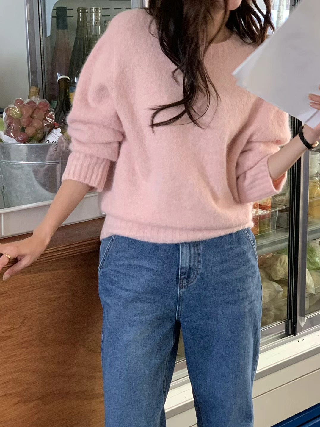 Pink Girl Wool Sweater