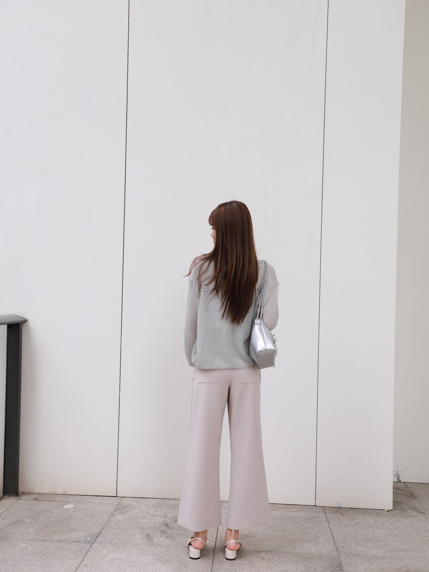 Chiffon Flexible Office Pants
