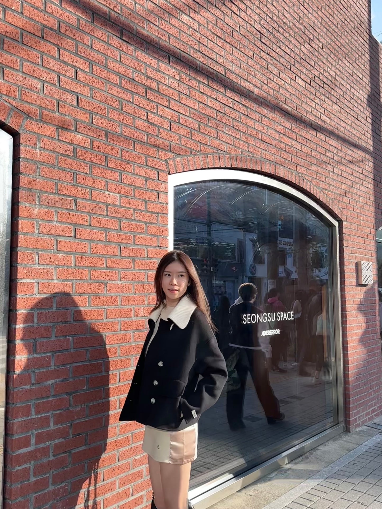 Collar Neck Designed Wool Jacket