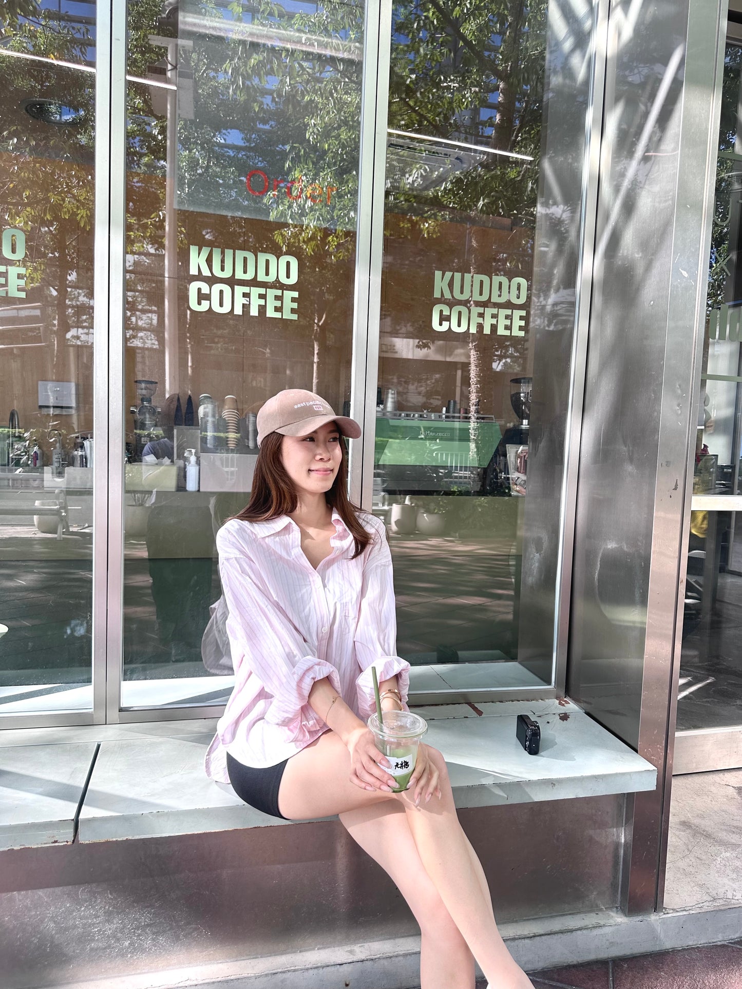 Pink Shirt with Cross at Back