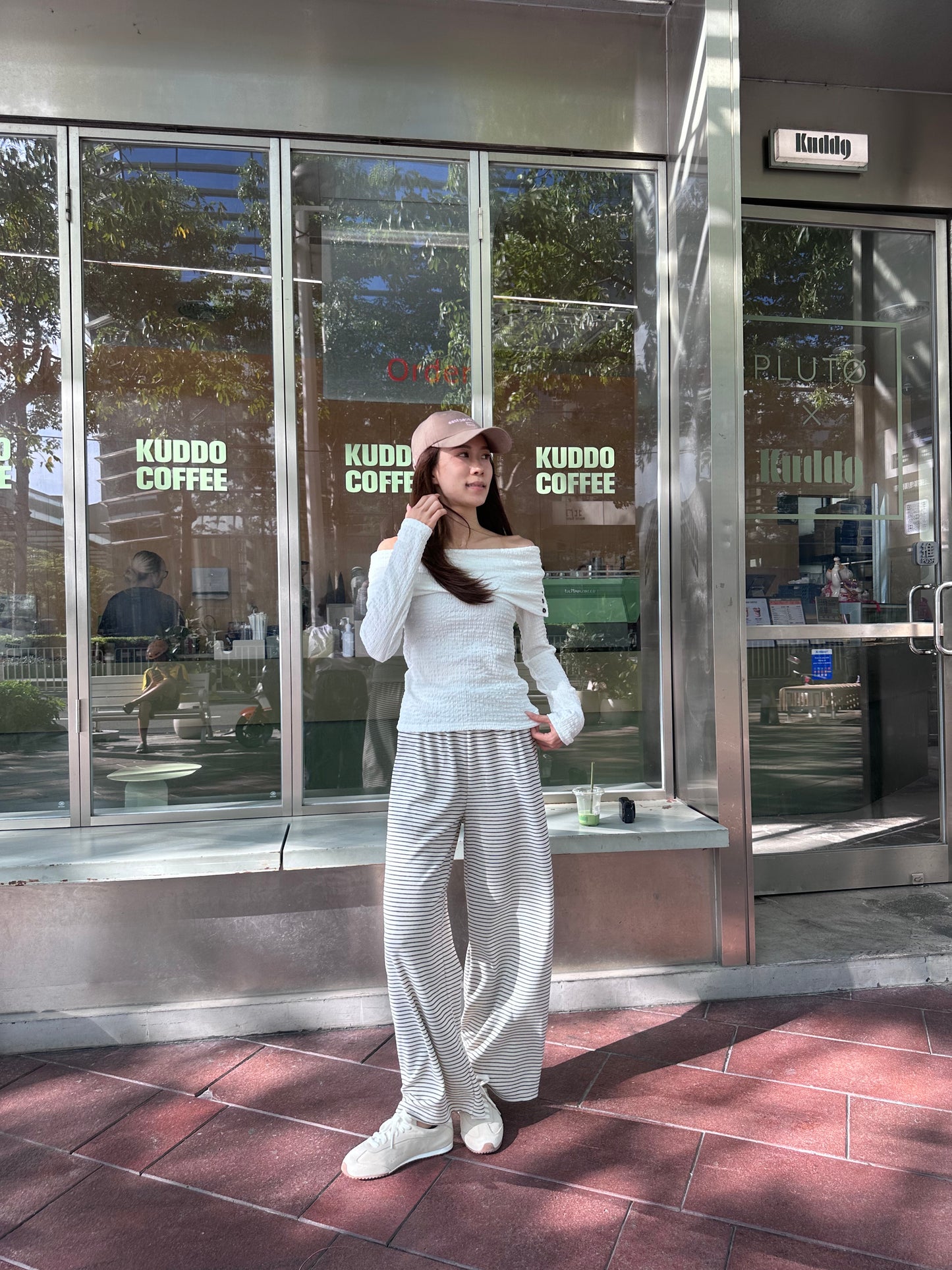 Super Thin Off Shoulder Long Sleeves Top
