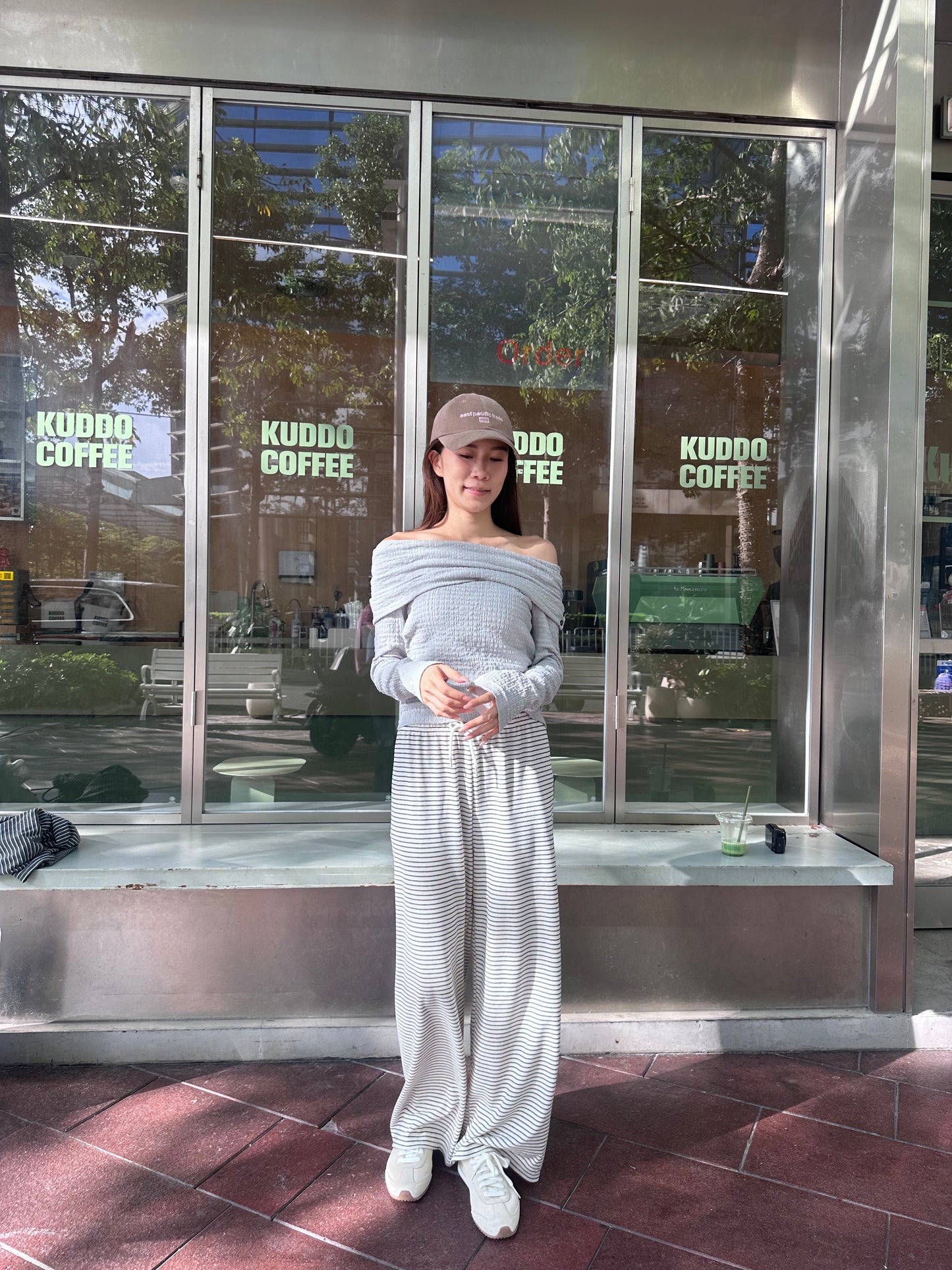 Super Thin Off Shoulder Long Sleeves Top