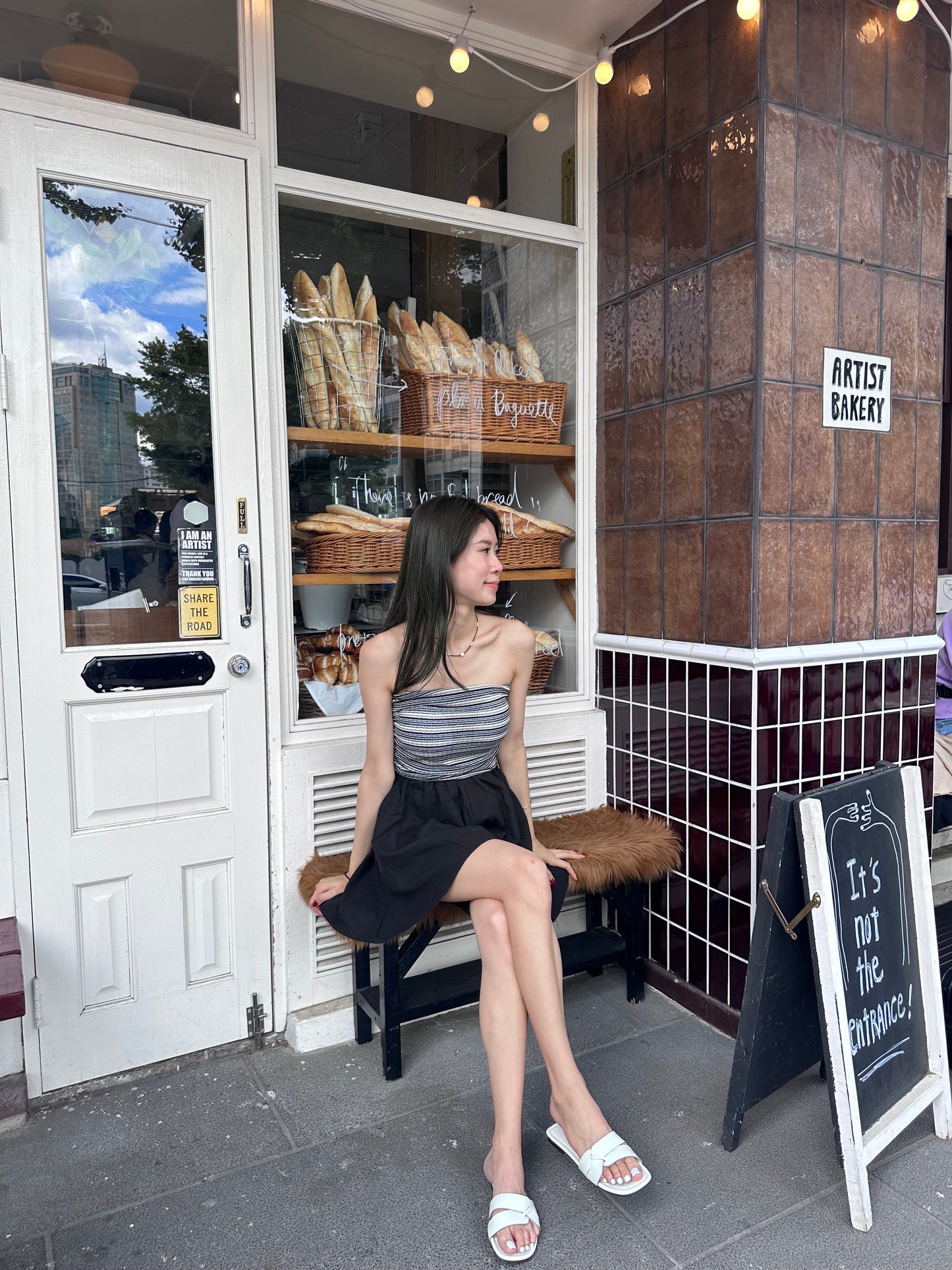 Striped Off Shoulder Jumpsuit