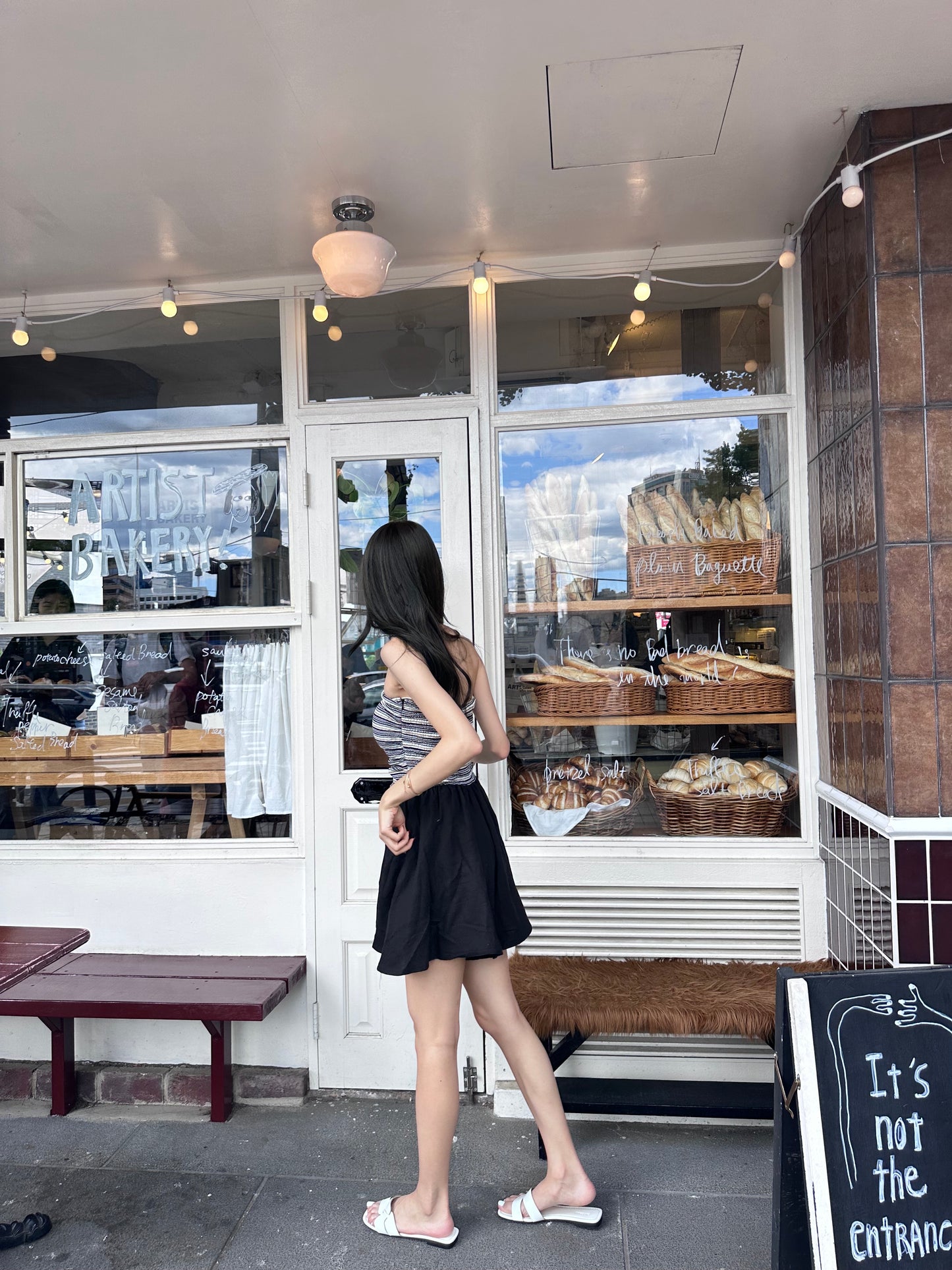 Striped Off Shoulder Jumpsuit