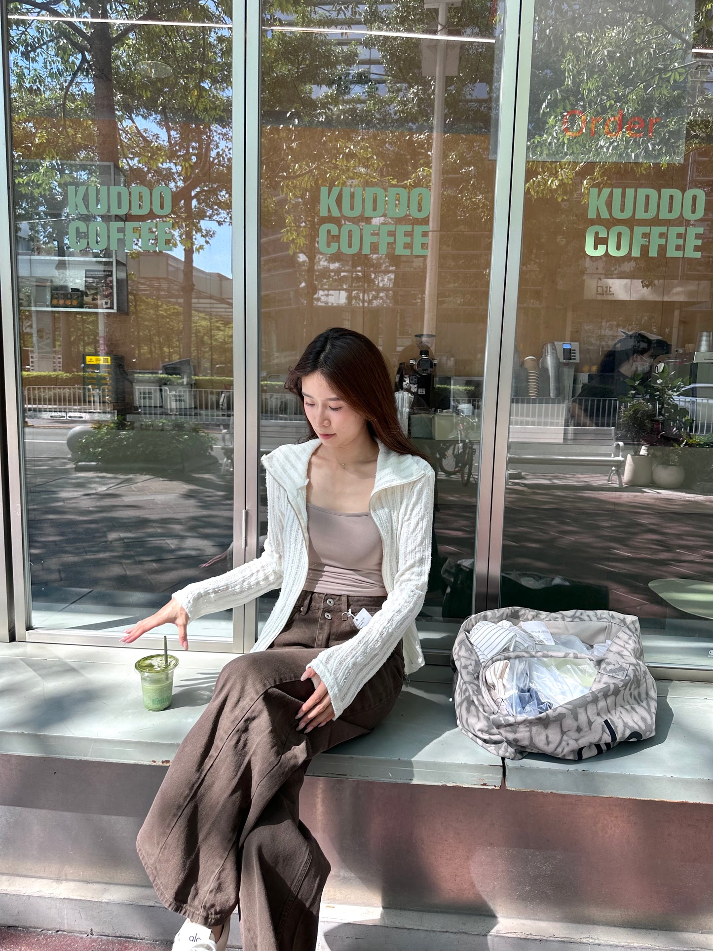 Fluffy Causal 2 Zipped Cardigan