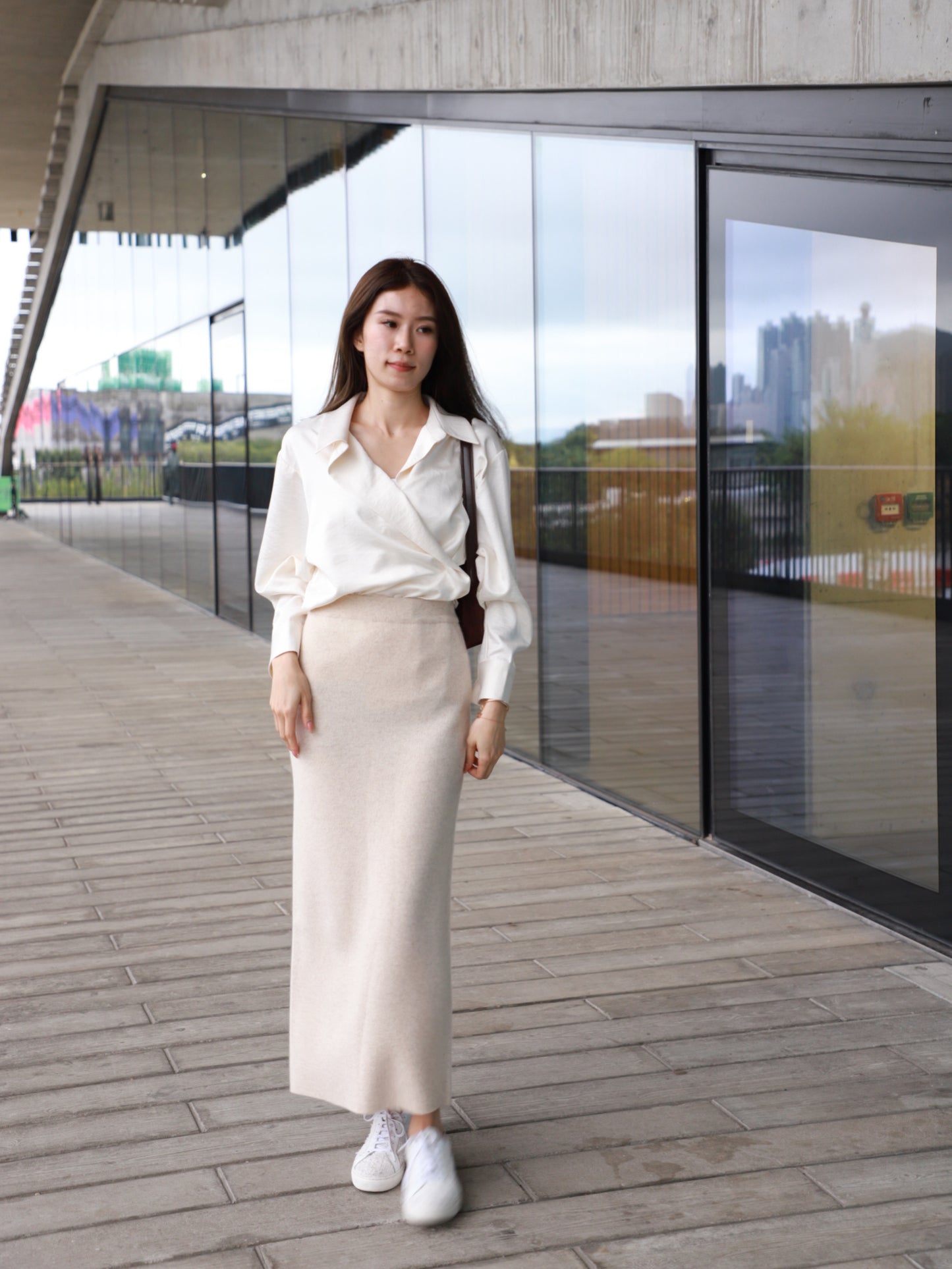 Cashmere Maxi Skirt