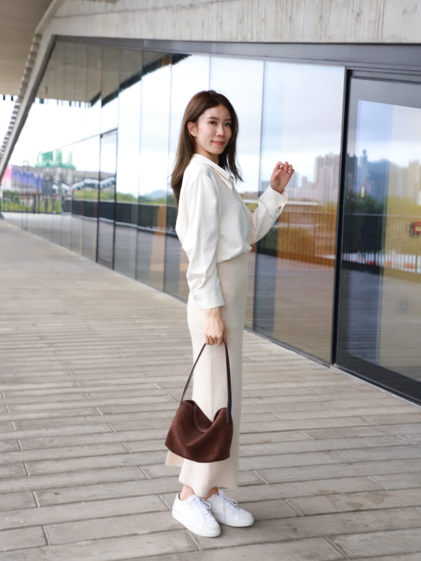 Cashmere Maxi Skirt