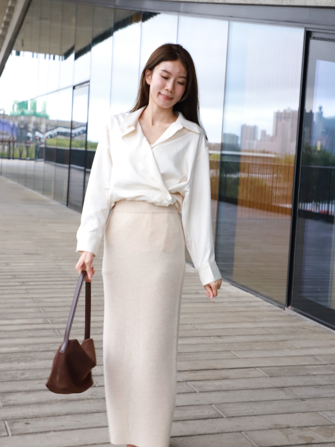 Cashmere Maxi Skirt