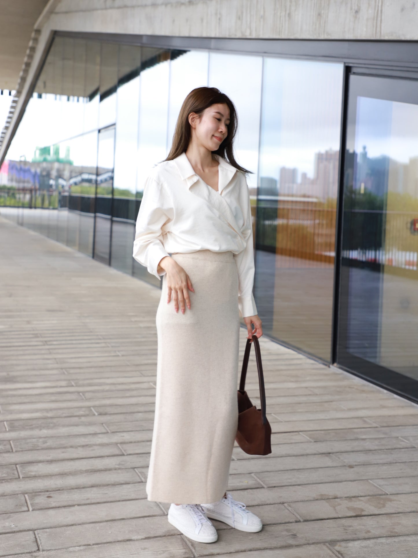 Cashmere Maxi Skirt