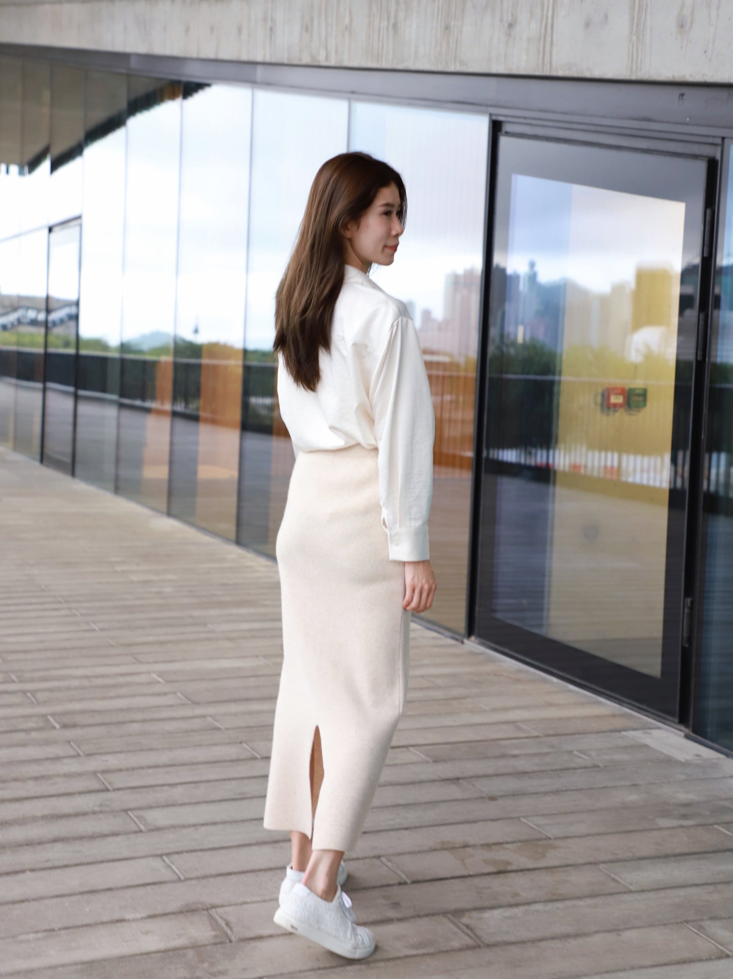 Cashmere Maxi Skirt