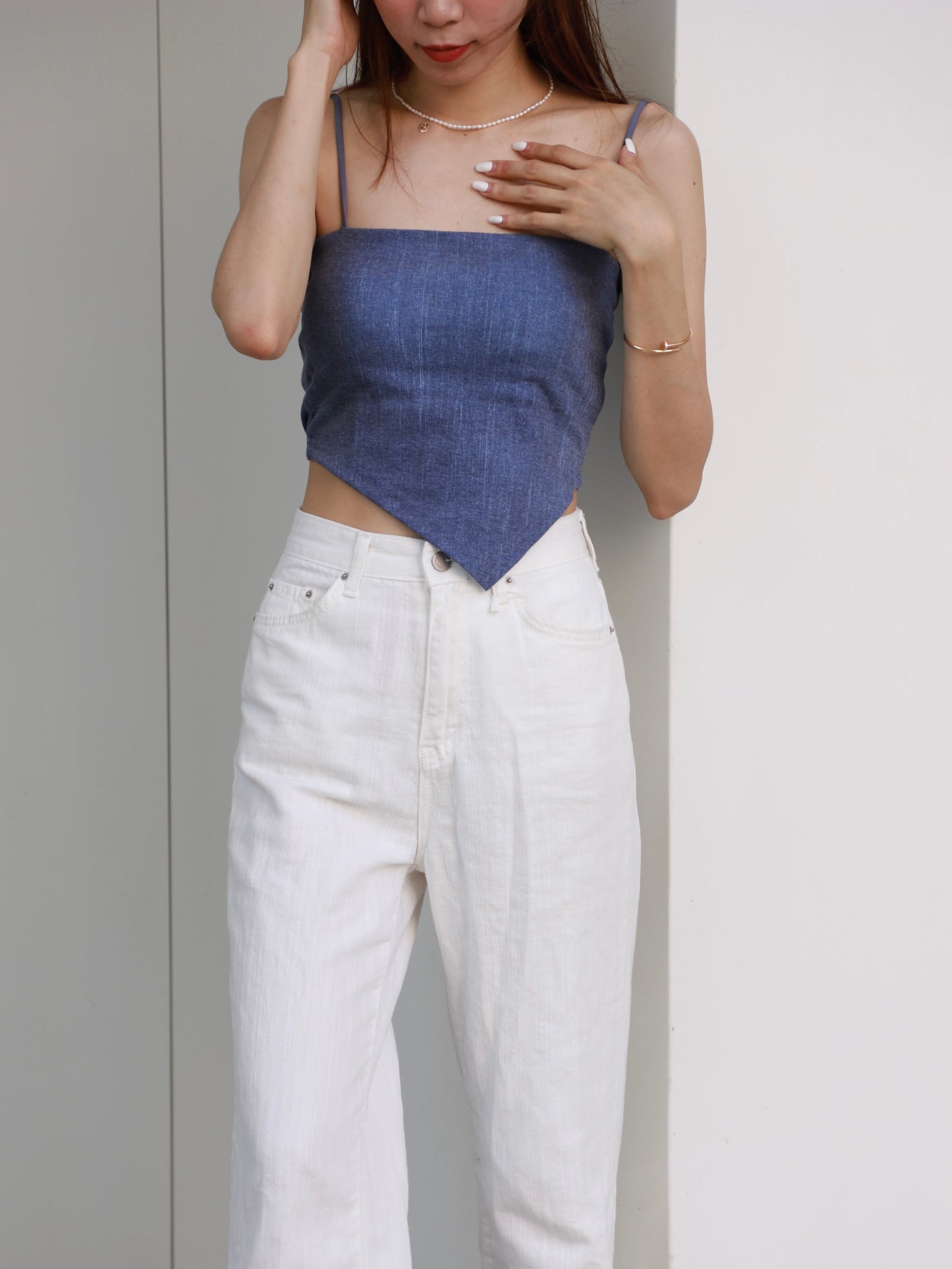 V cut Bra Top