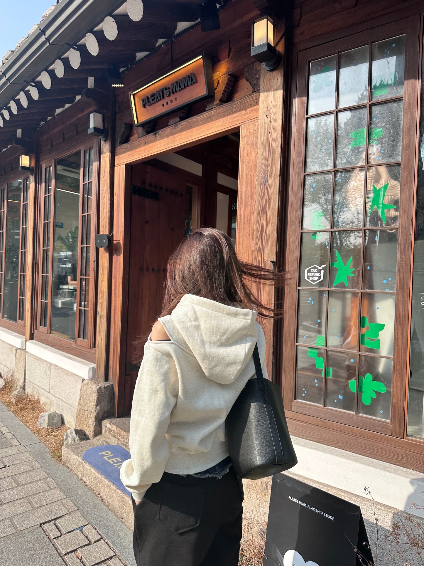 Holes on Shoulder Hoodie