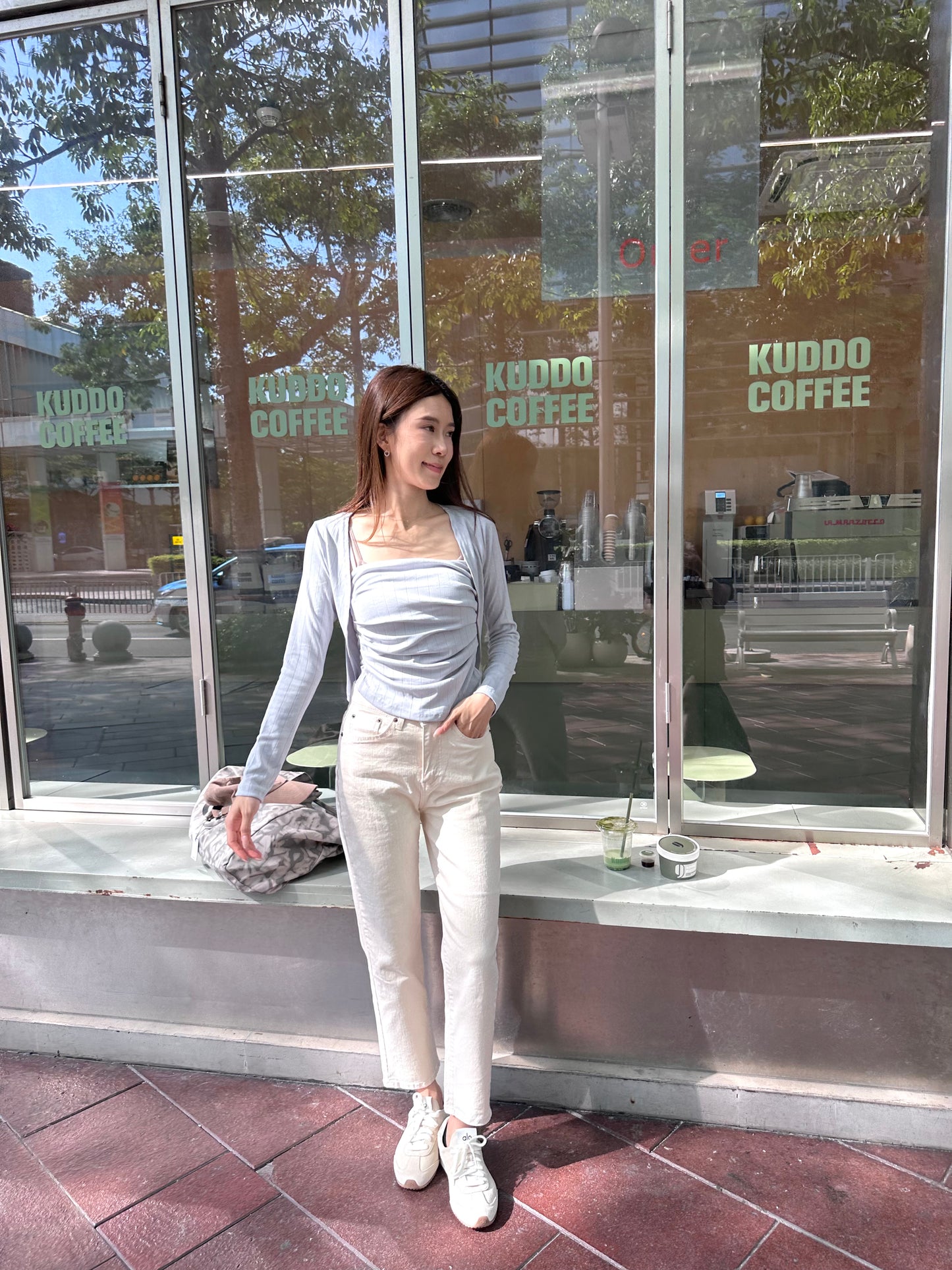 Cotton Tank & Cardigan Set