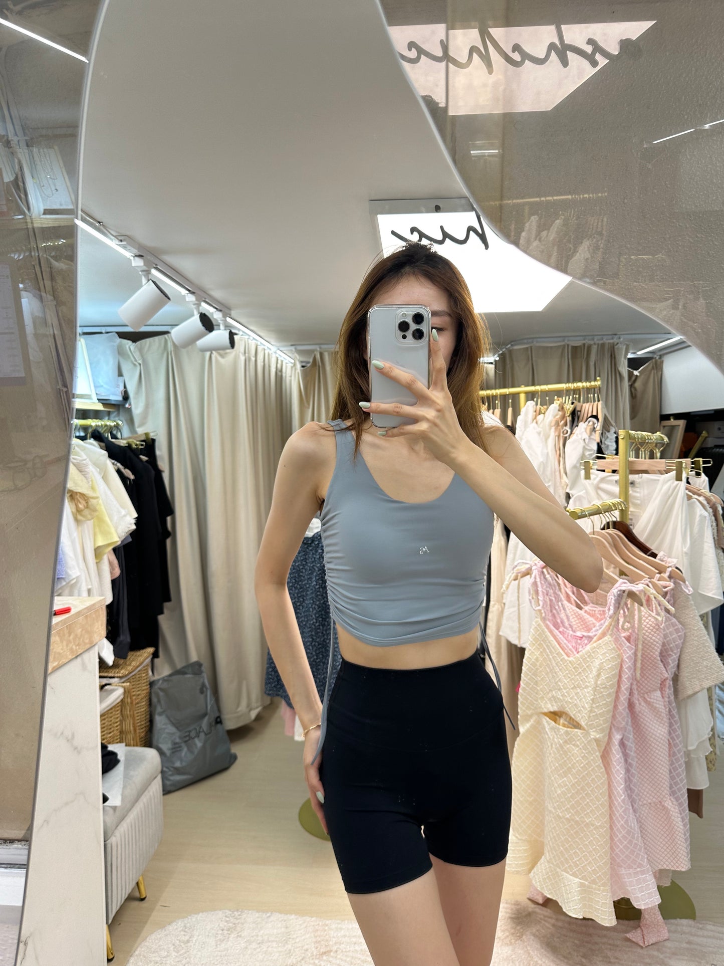 As Active Tied Up Bra Top