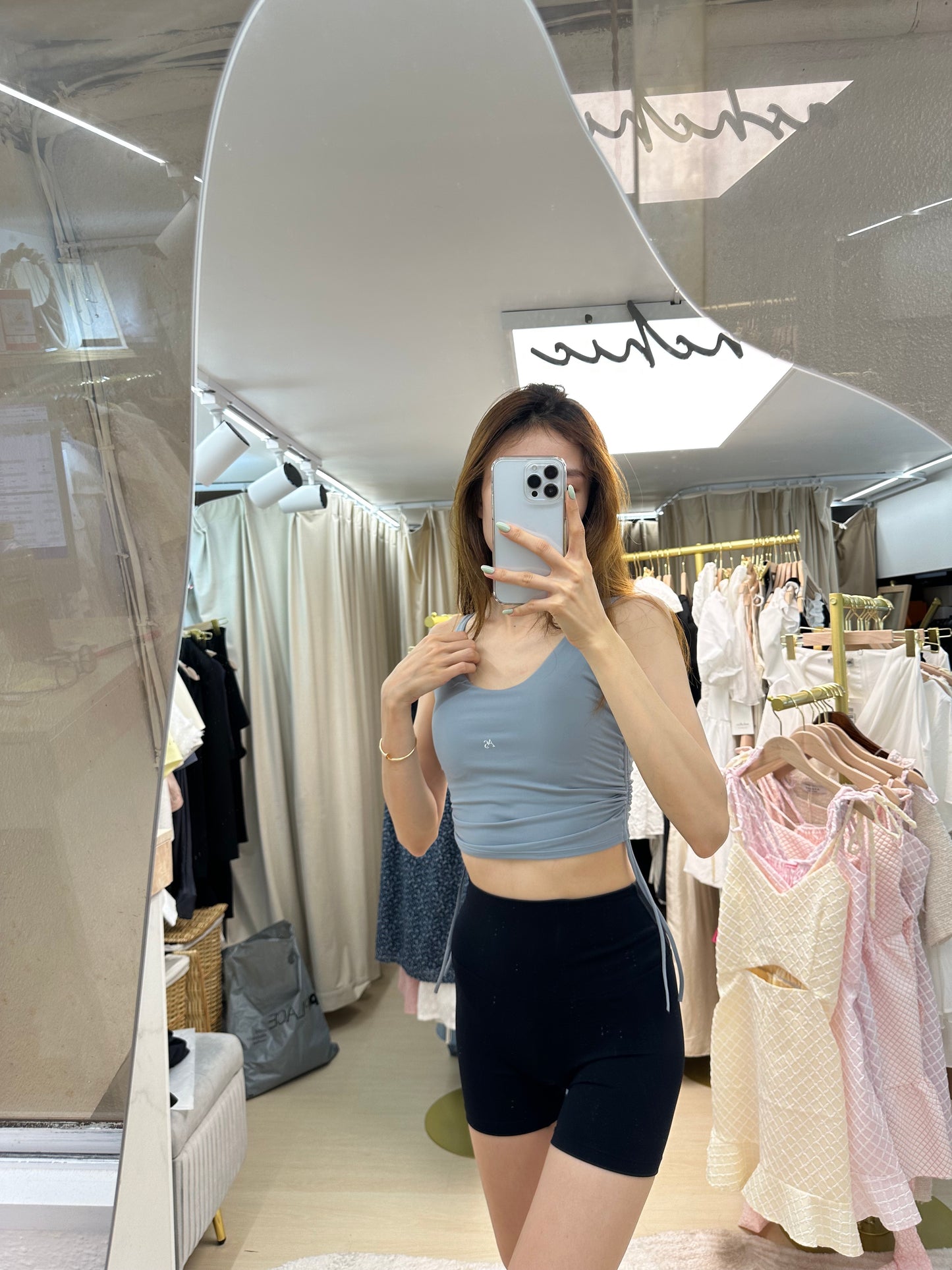 As Active Tied Up Bra Top