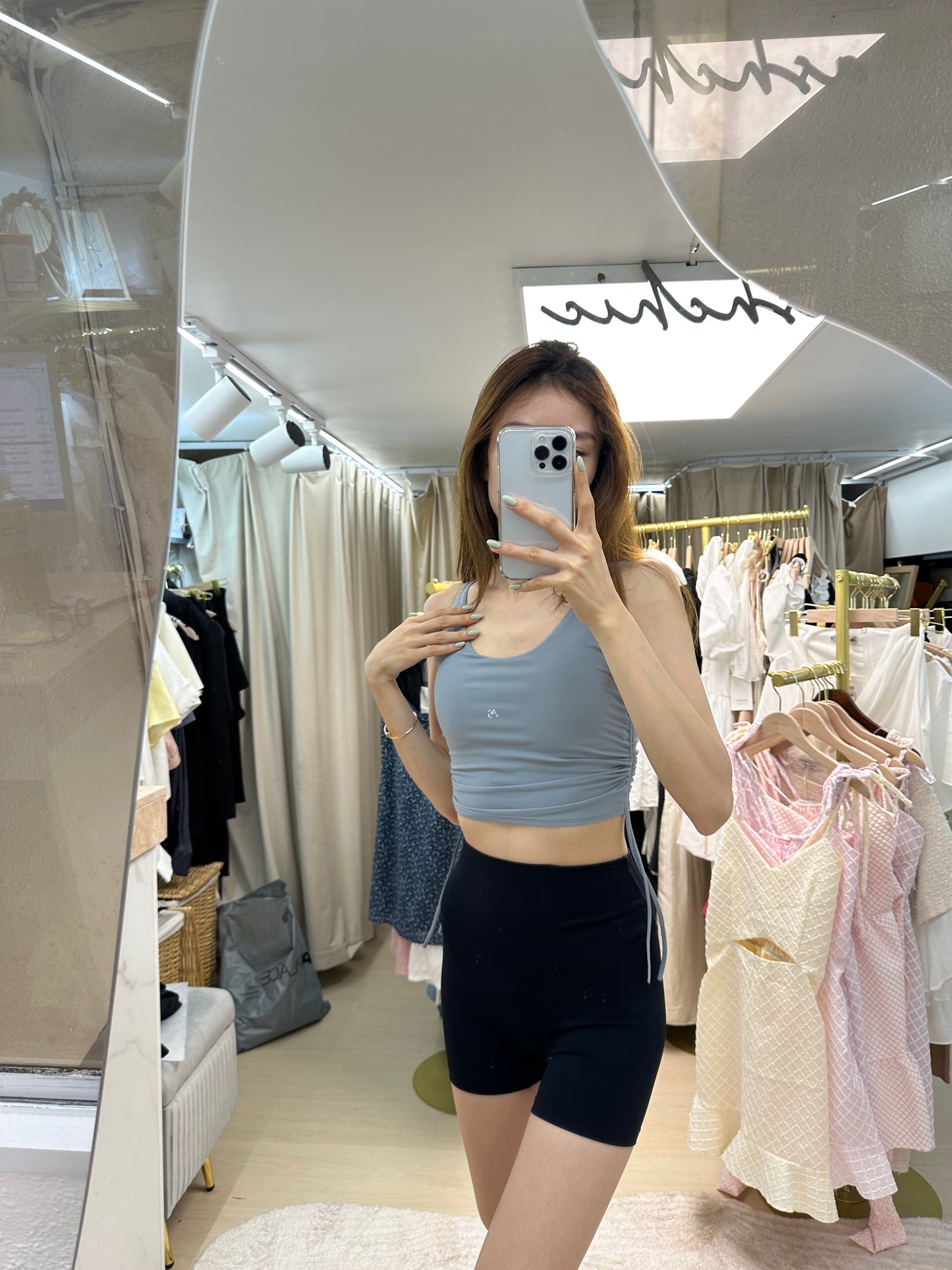 As Active Tied Up Bra Top