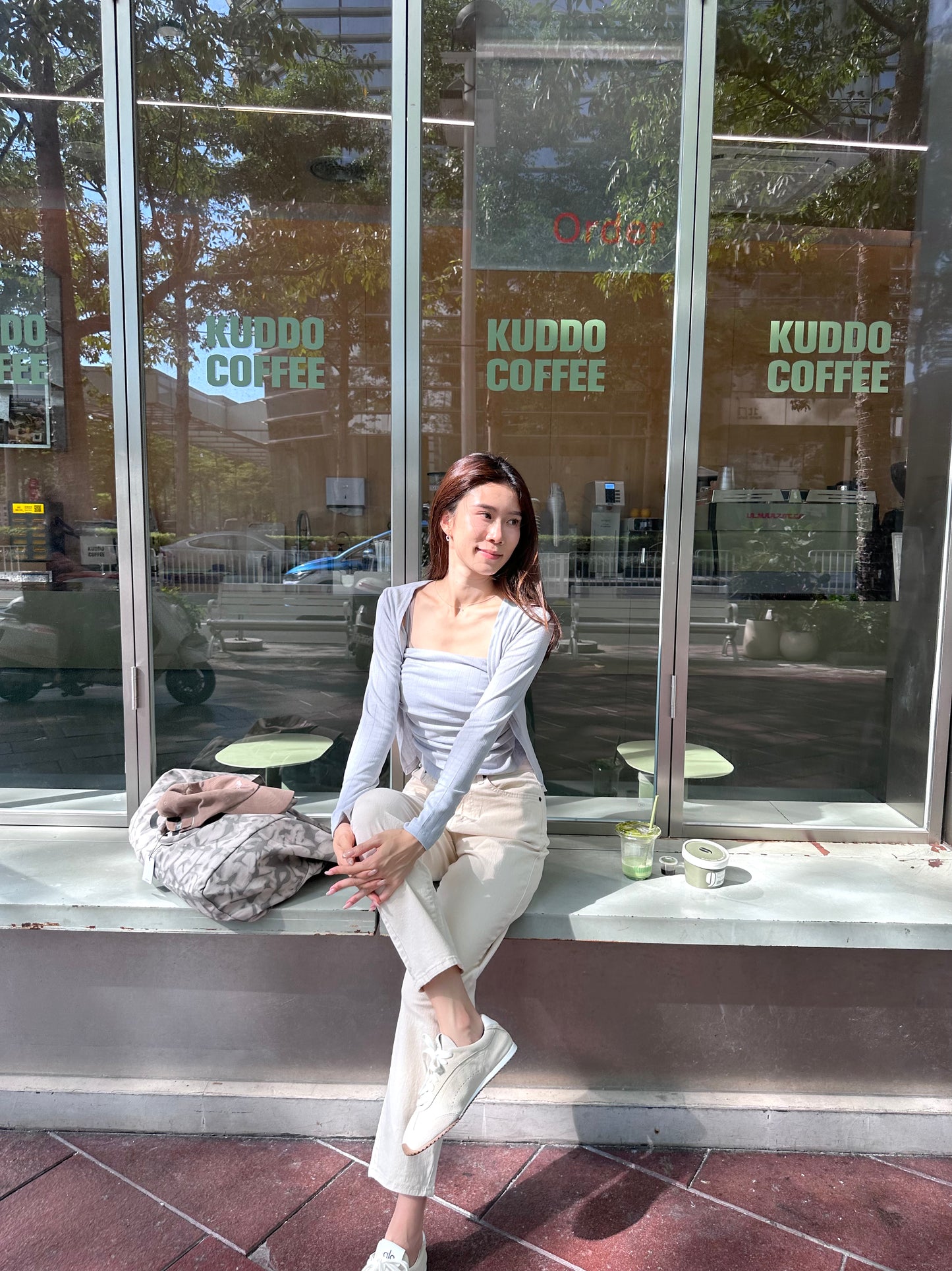 Cotton Tank & Cardigan Set
