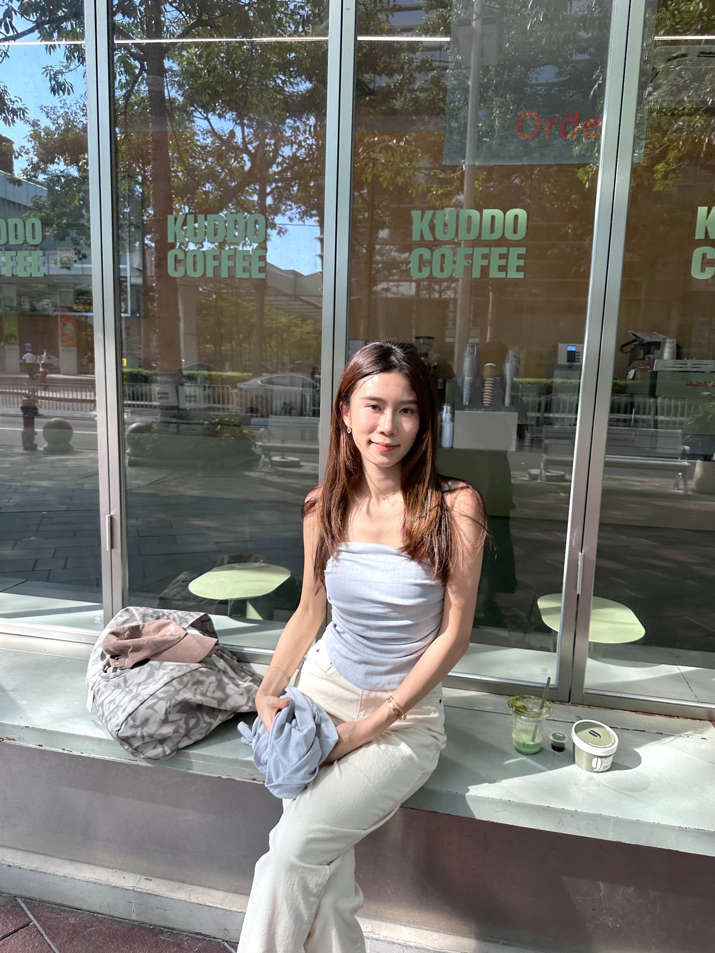 Cotton Tank & Cardigan Set