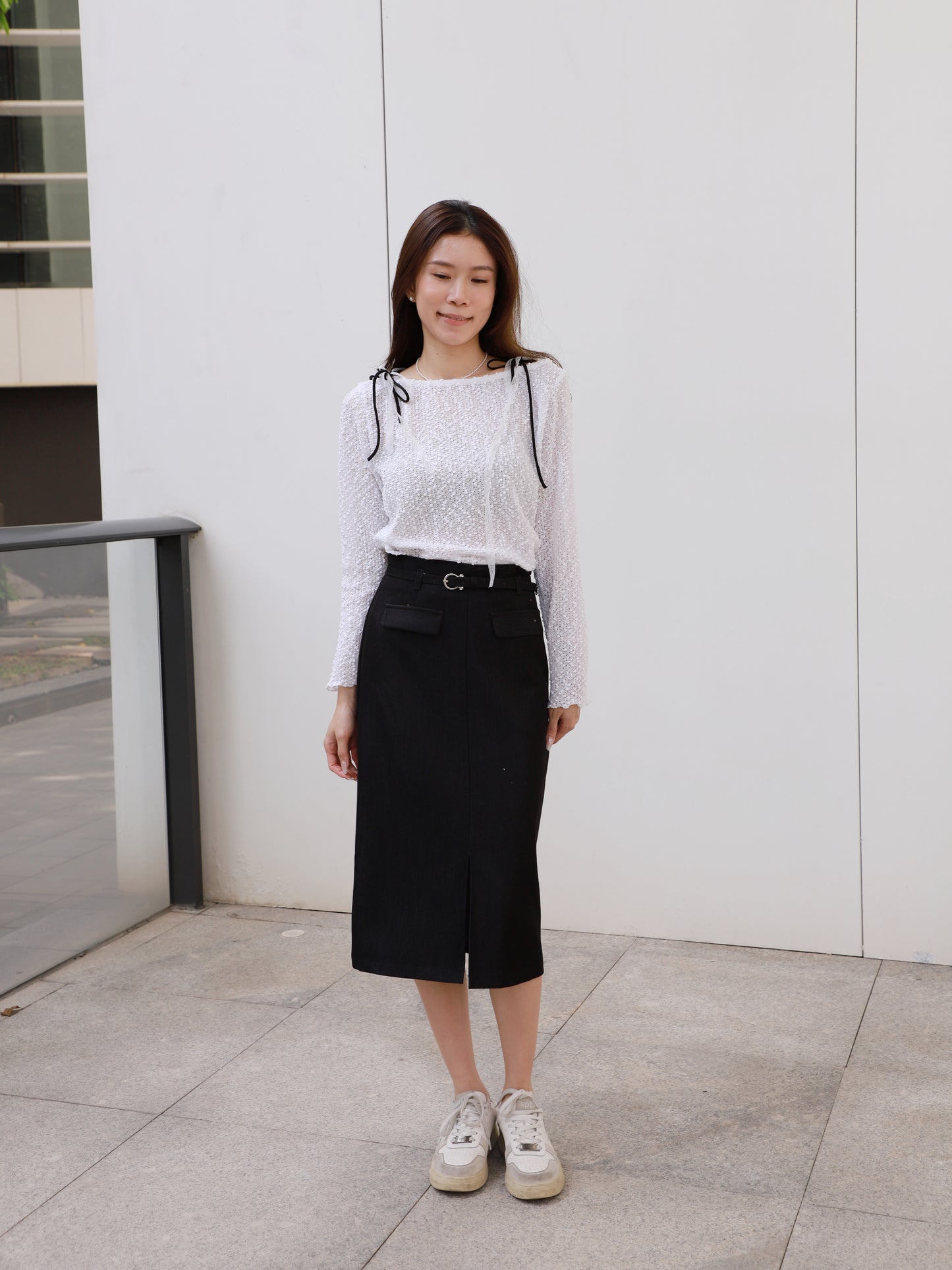 Ribbon Tied Grace Top
