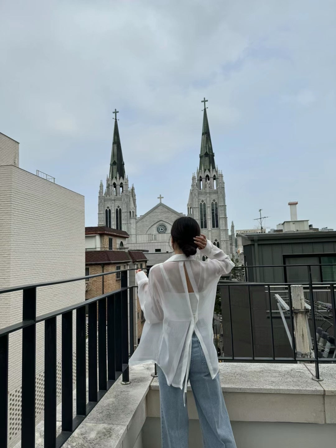 Ribbon at the back Shirt