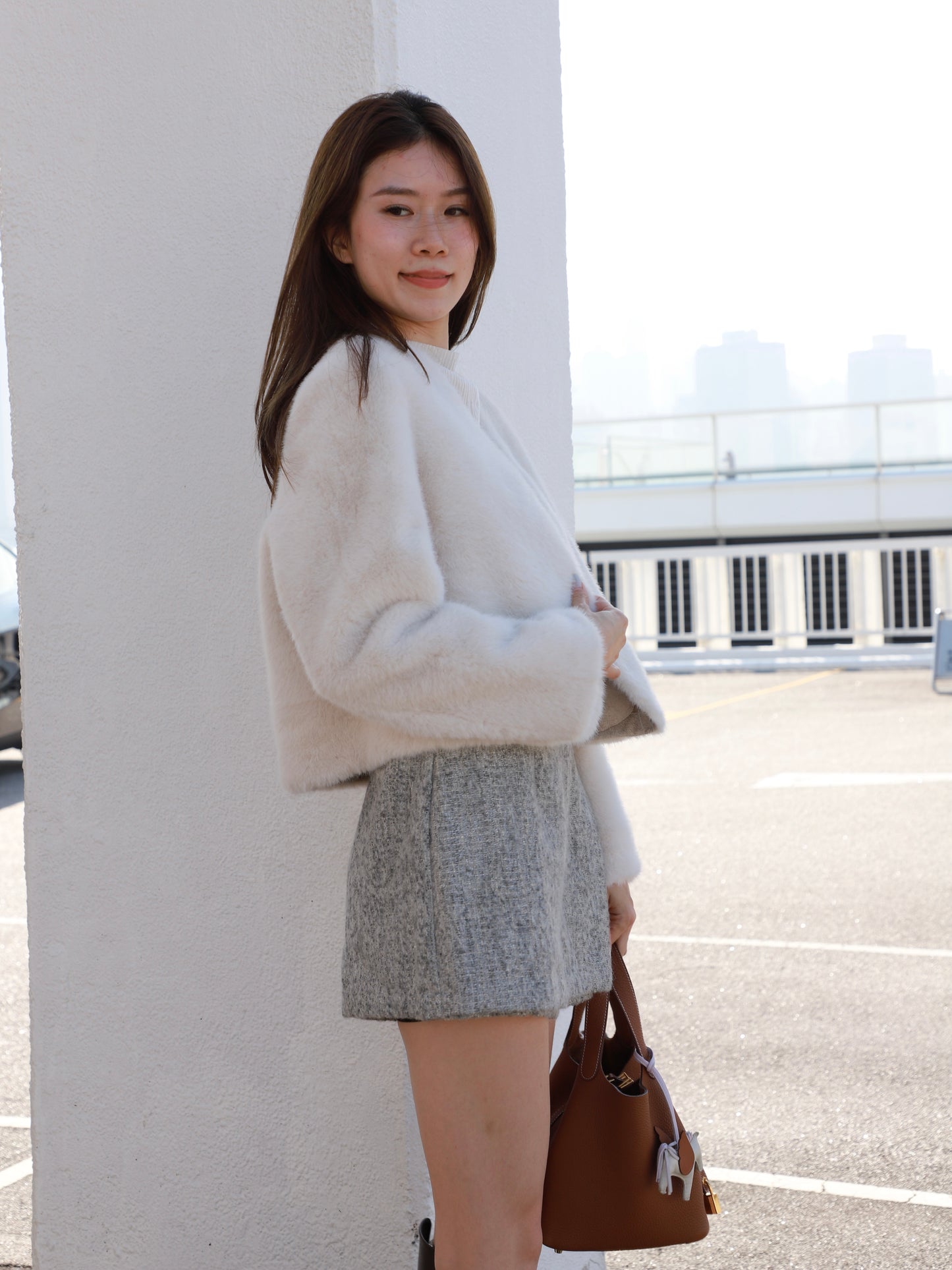 Fluffy V Jacket