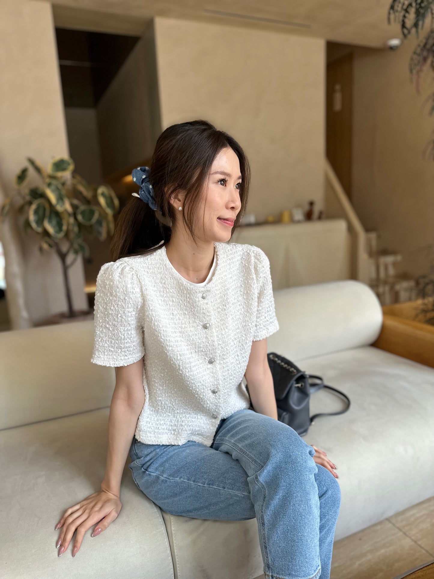 Tweed Lily T Top