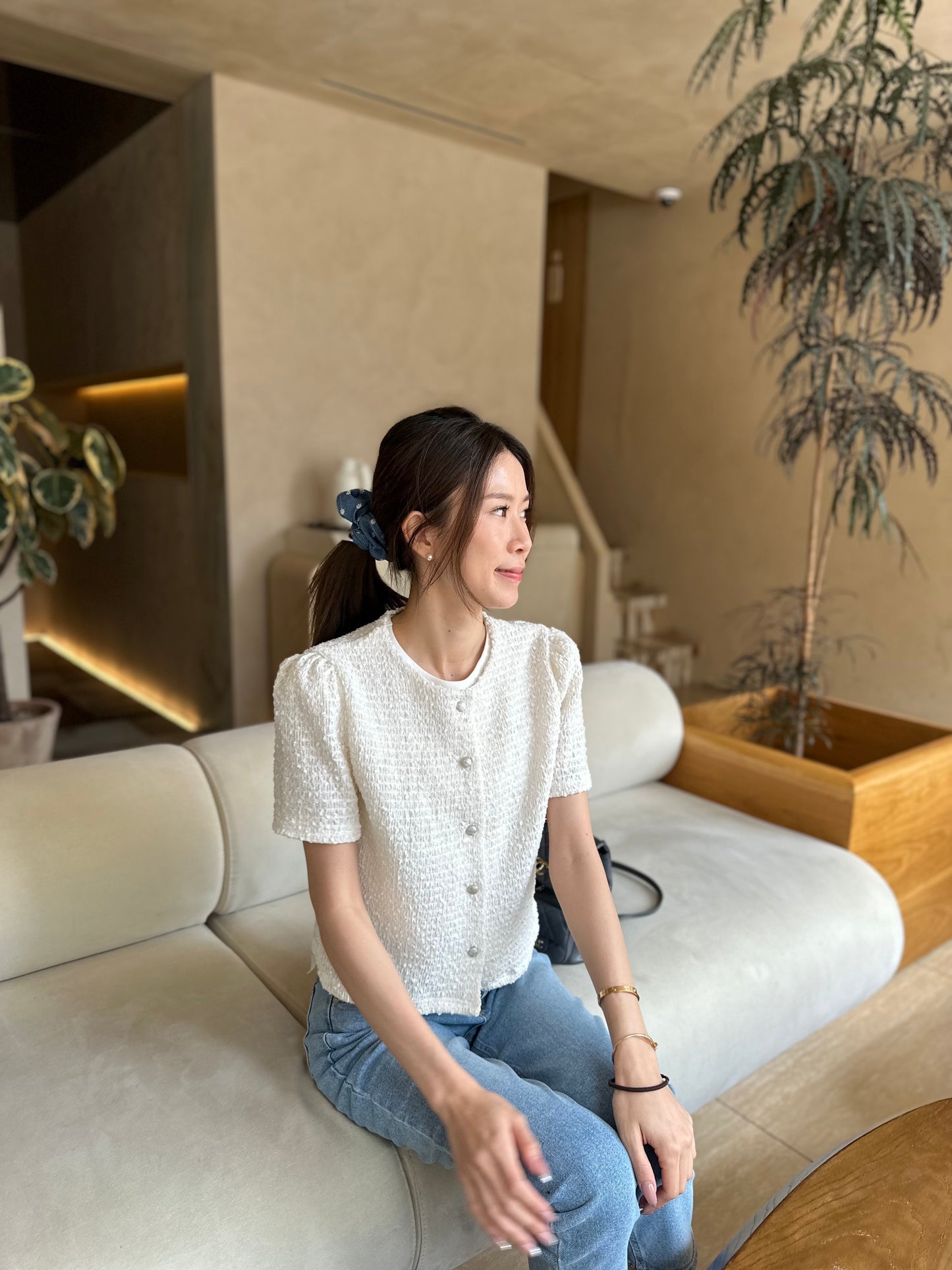 Tweed Lily T Top
