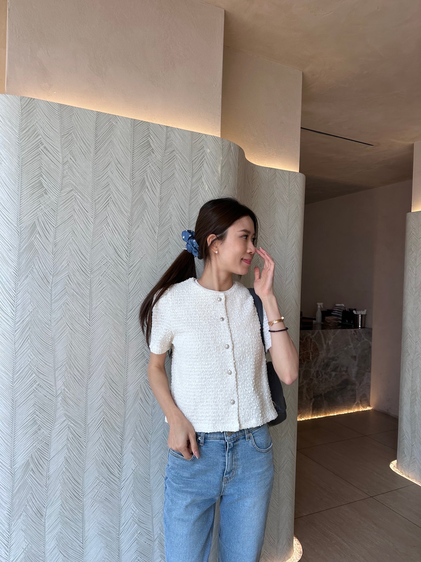 Tweed Lily T Top