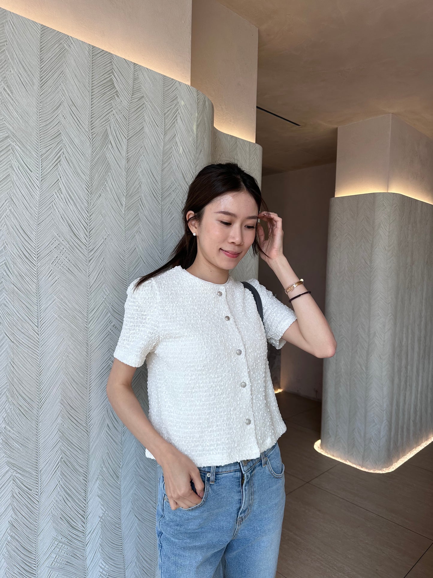 Tweed Lily T Top
