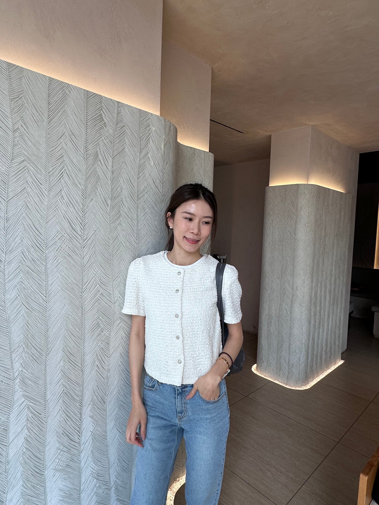 Tweed Lily T Top